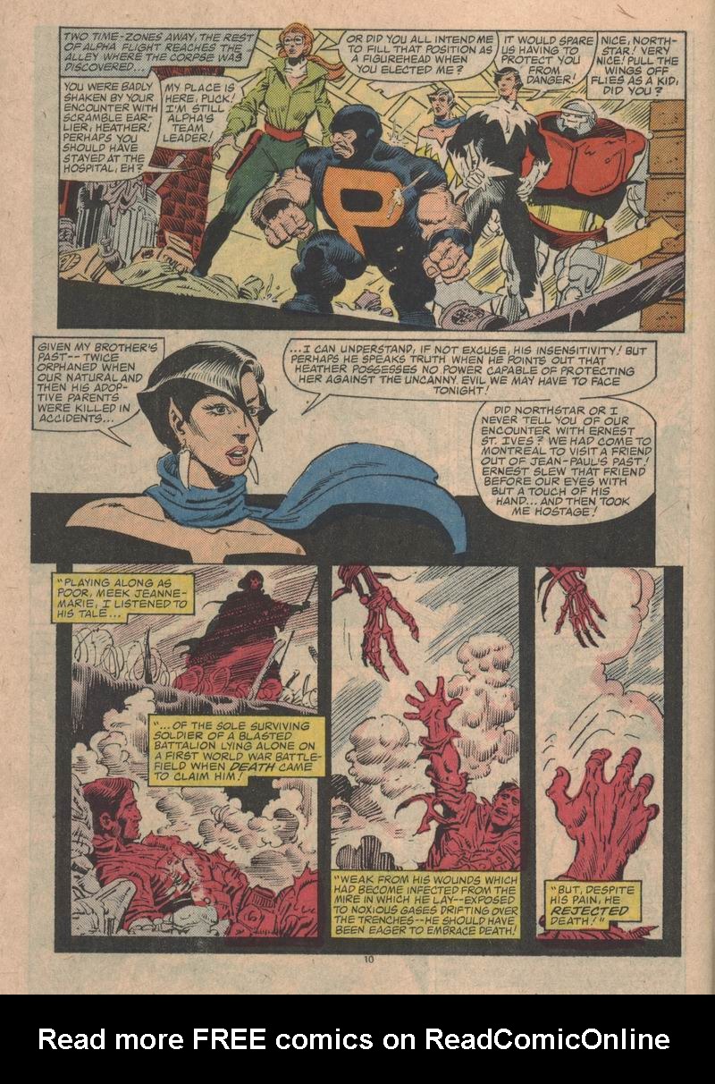 Read online Alpha Flight (1983) comic -  Issue #31 - 11