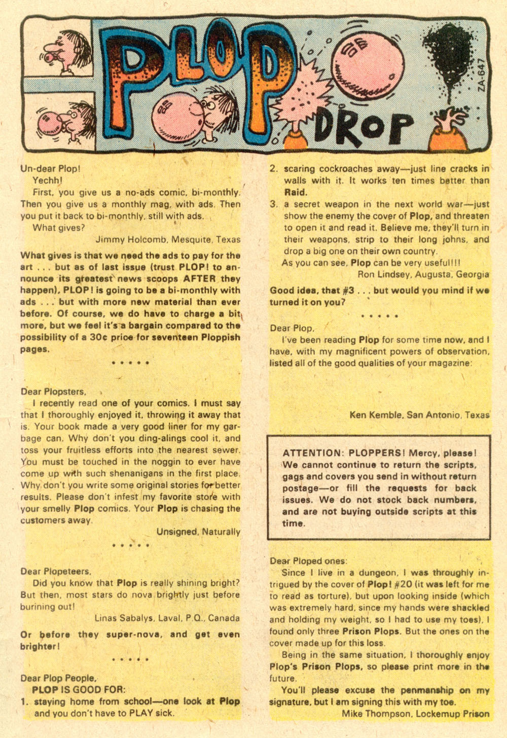 Read online Plop! comic -  Issue #22 - 21