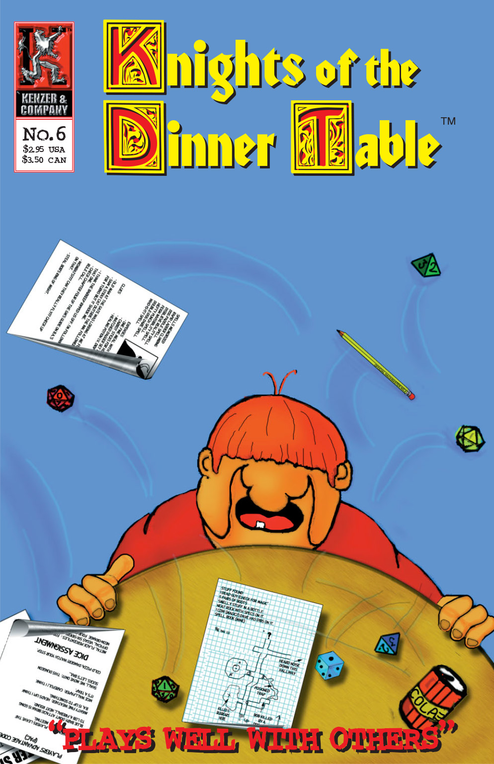 Read online Knights of the Dinner Table comic -  Issue #6 - 1