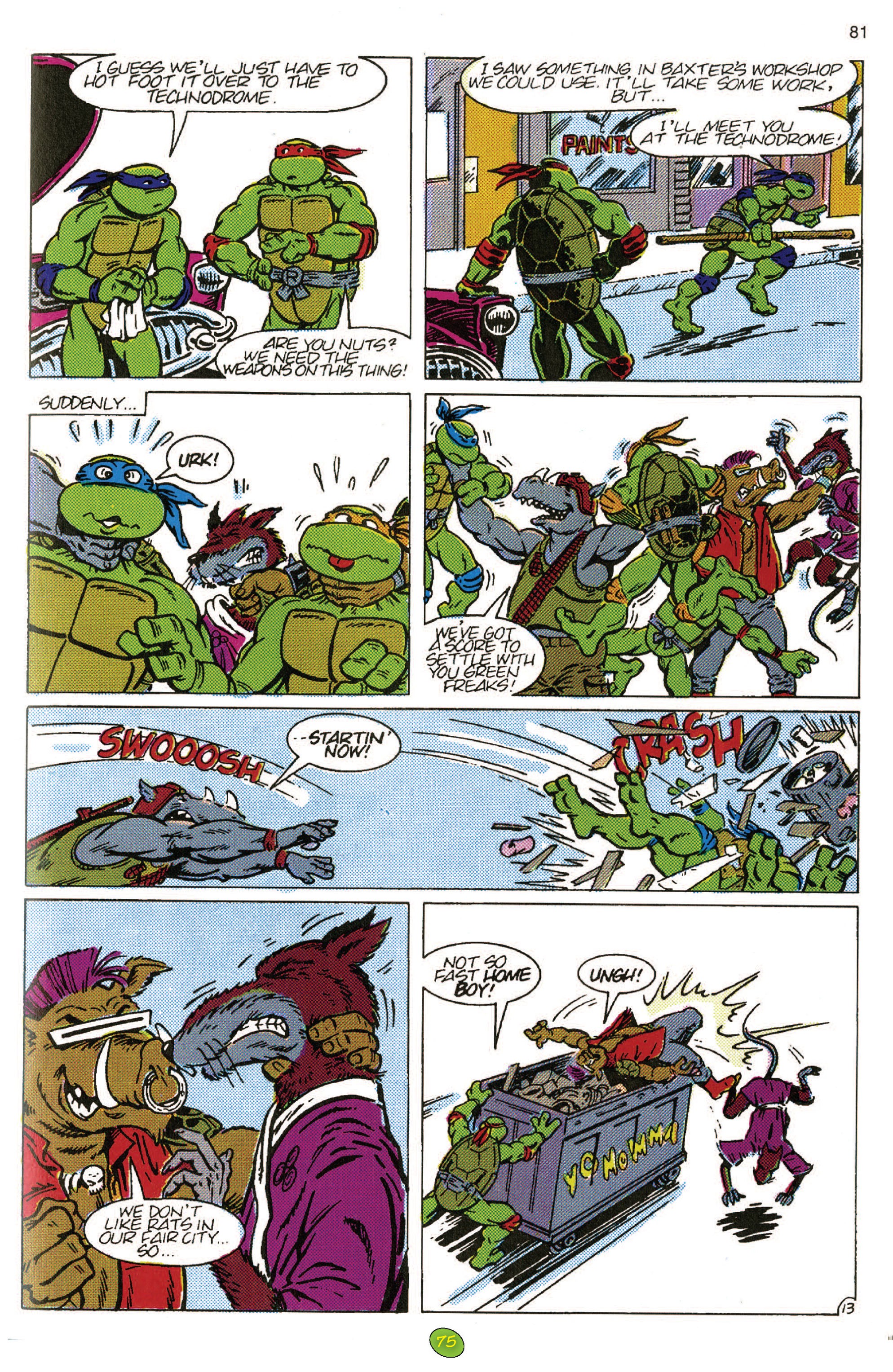 Read online Teenage Mutant Ninja Turtles 100-Page Spectacular comic -  Issue # TPB - 77