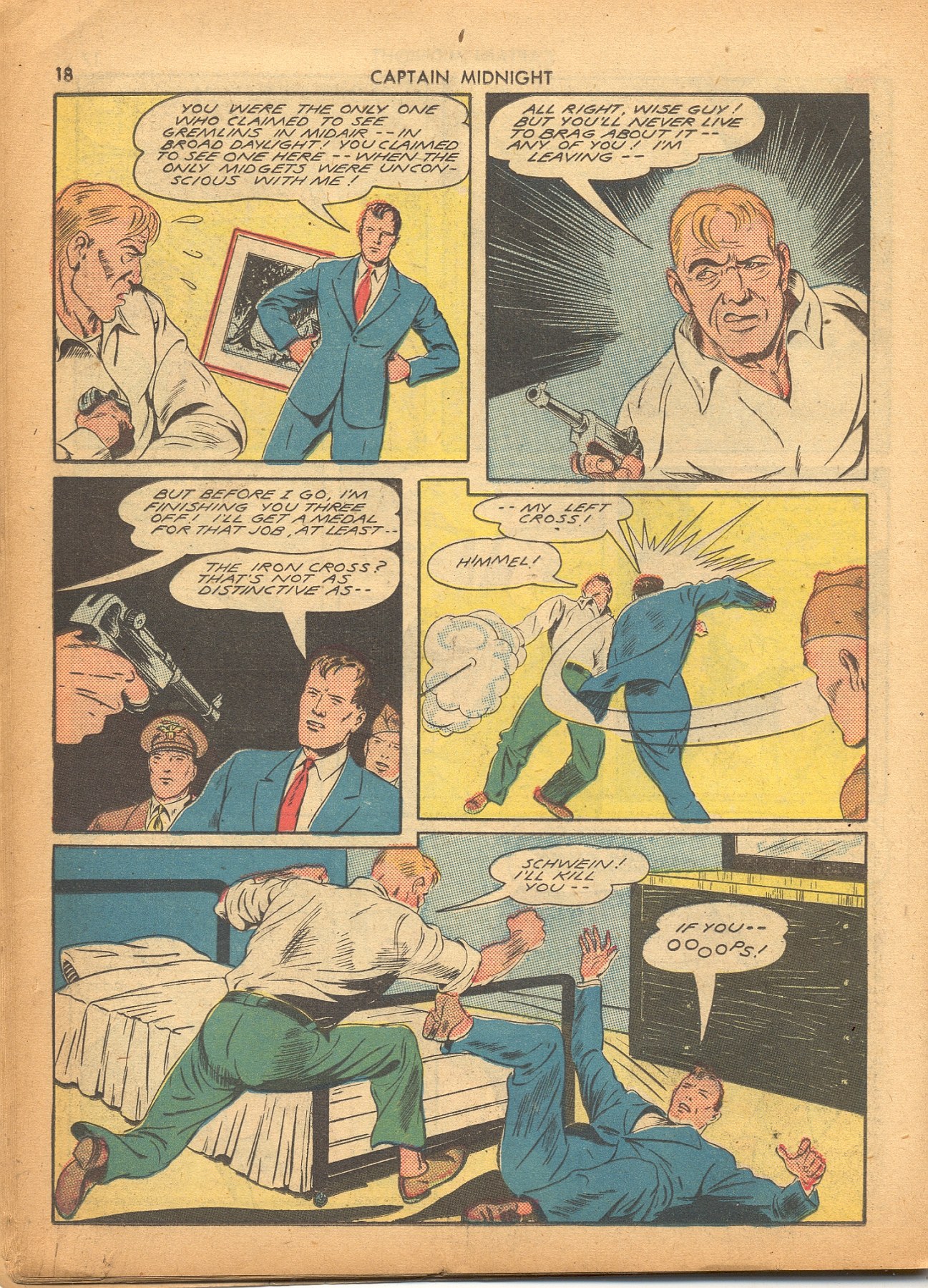 Read online Captain Midnight (1942) comic -  Issue #4 - 19
