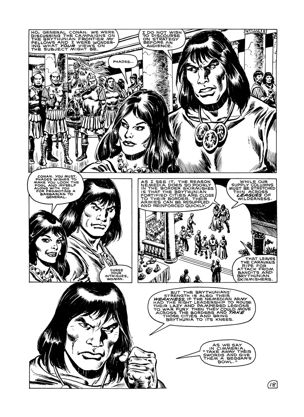 Read online The Savage Sword Of Conan comic -  Issue #147 - 22