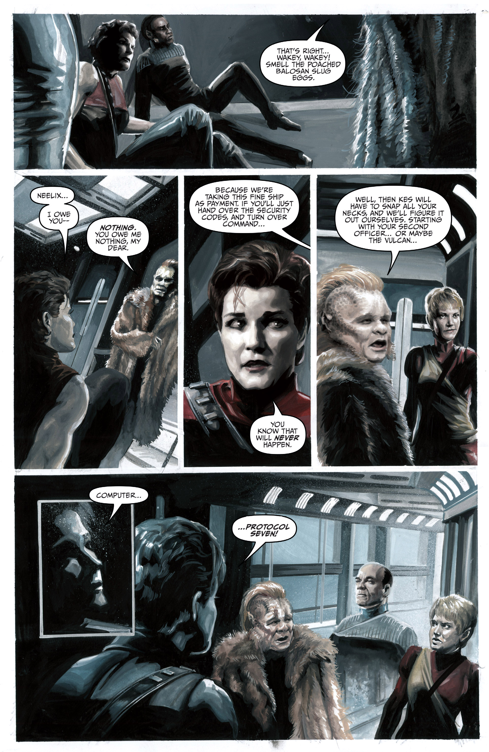 Read online Star Trek: Voyager: Mirrors and Smoke One-Shot comic -  Issue # Full - 21