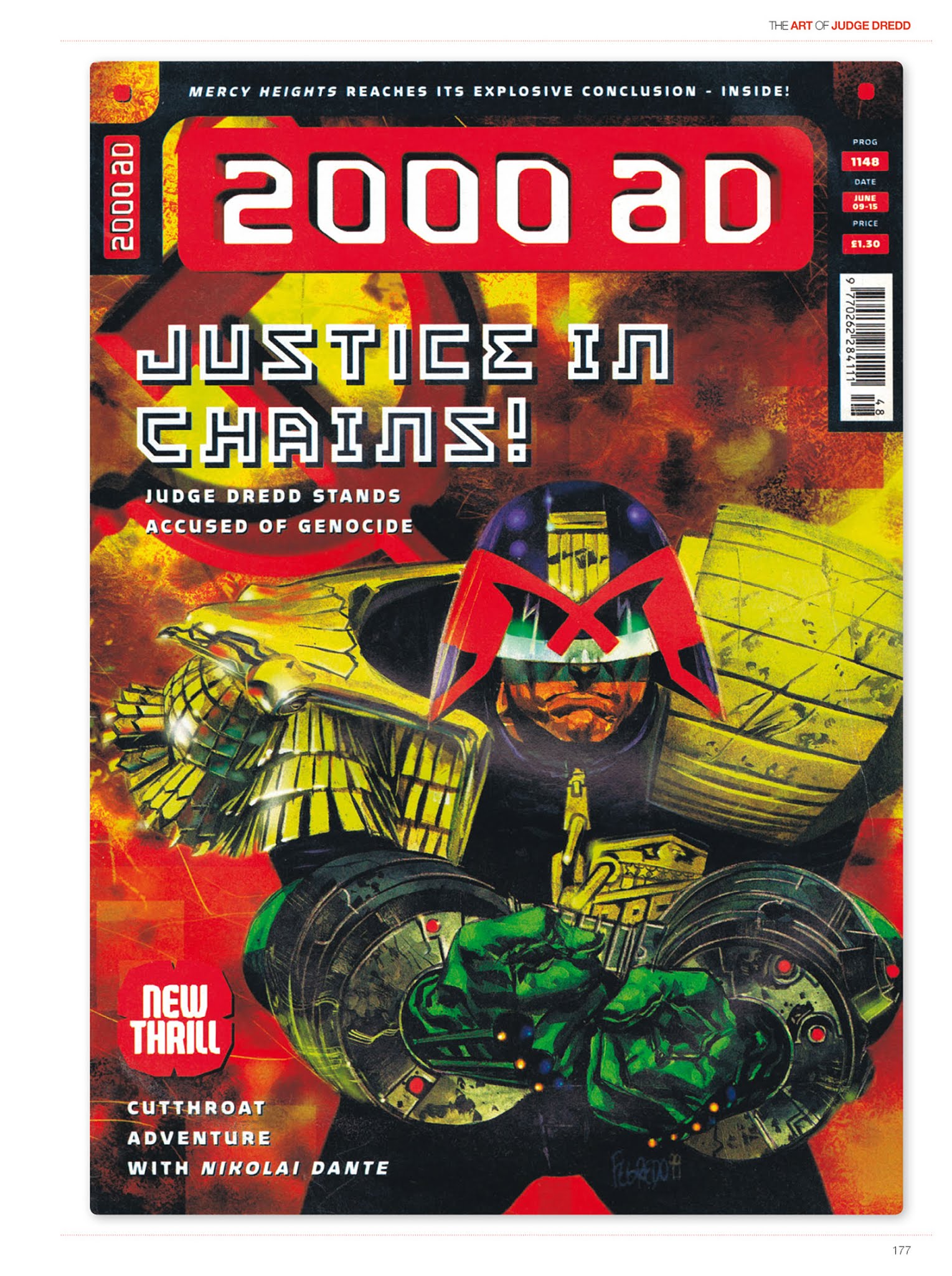Read online The Art of Judge Dredd: Featuring 35 Years of Zarjaz Covers comic -  Issue # TPB (Part 2) - 86