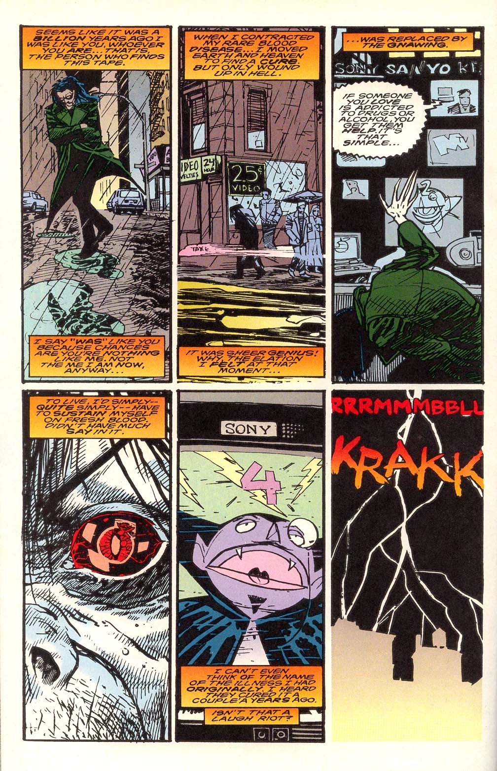 Read online Morbius: The Living Vampire (1992) comic -  Issue #25 - 27