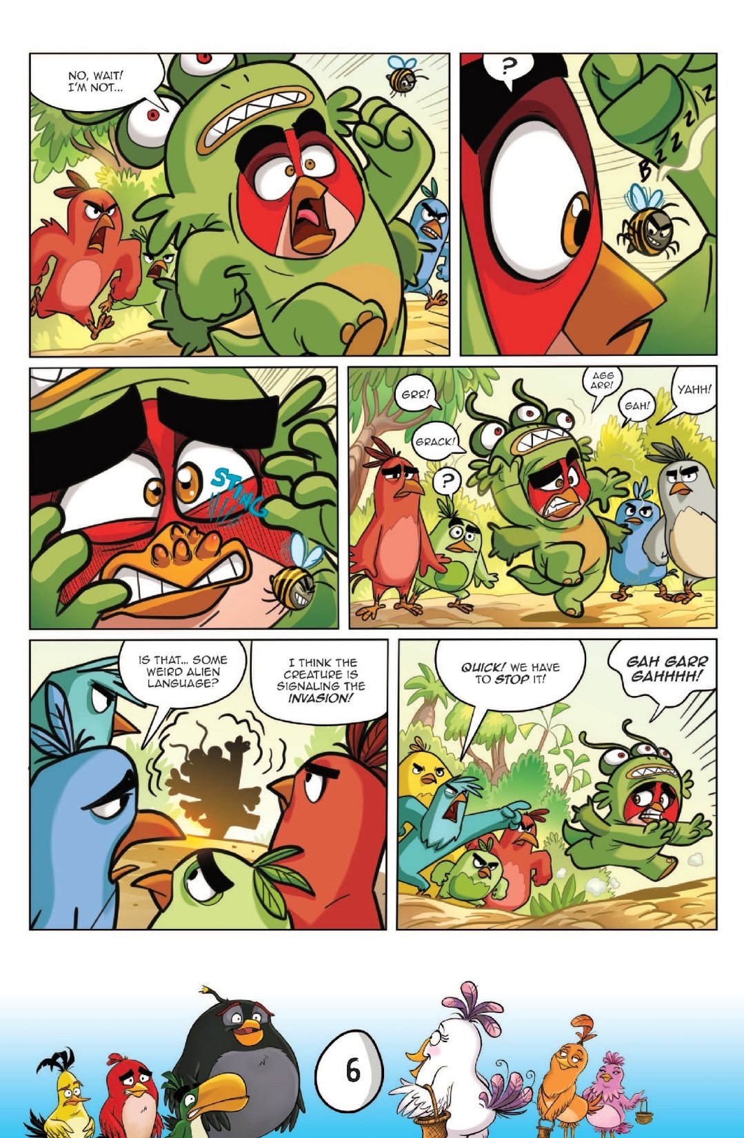 Read online Angry Birds Comics Quarterly comic -  Issue # Issue Furious Fowl - 7