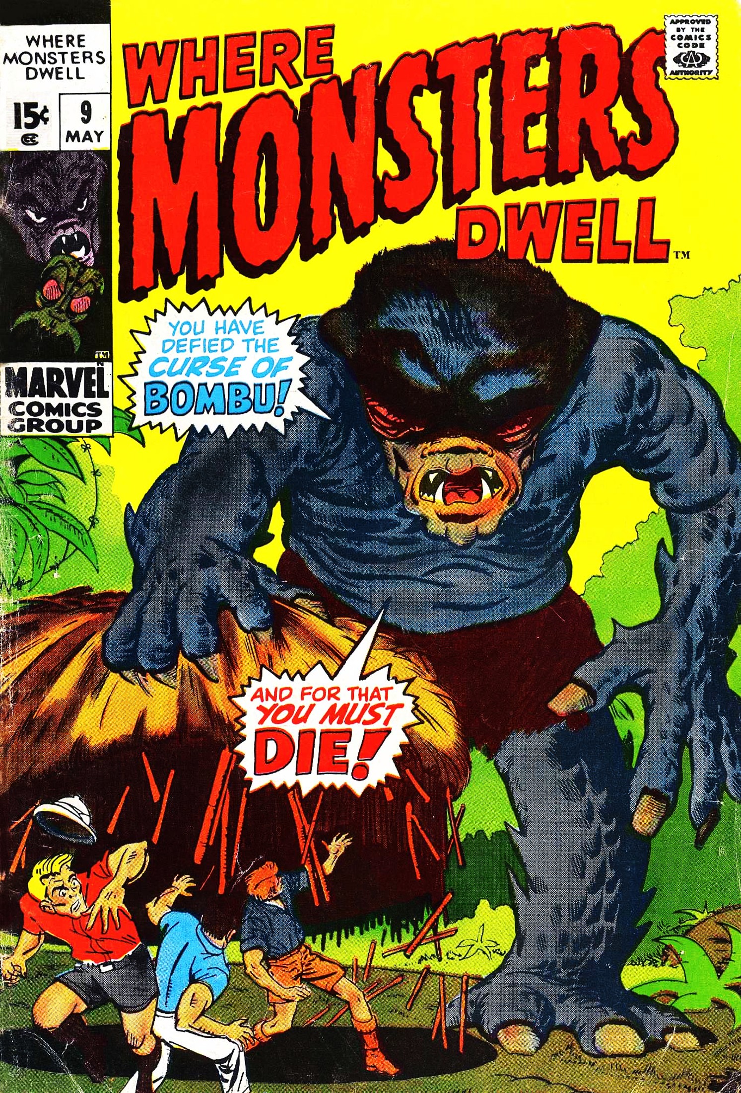 Read online Where Monsters Dwell (1970) comic -  Issue #9 - 1