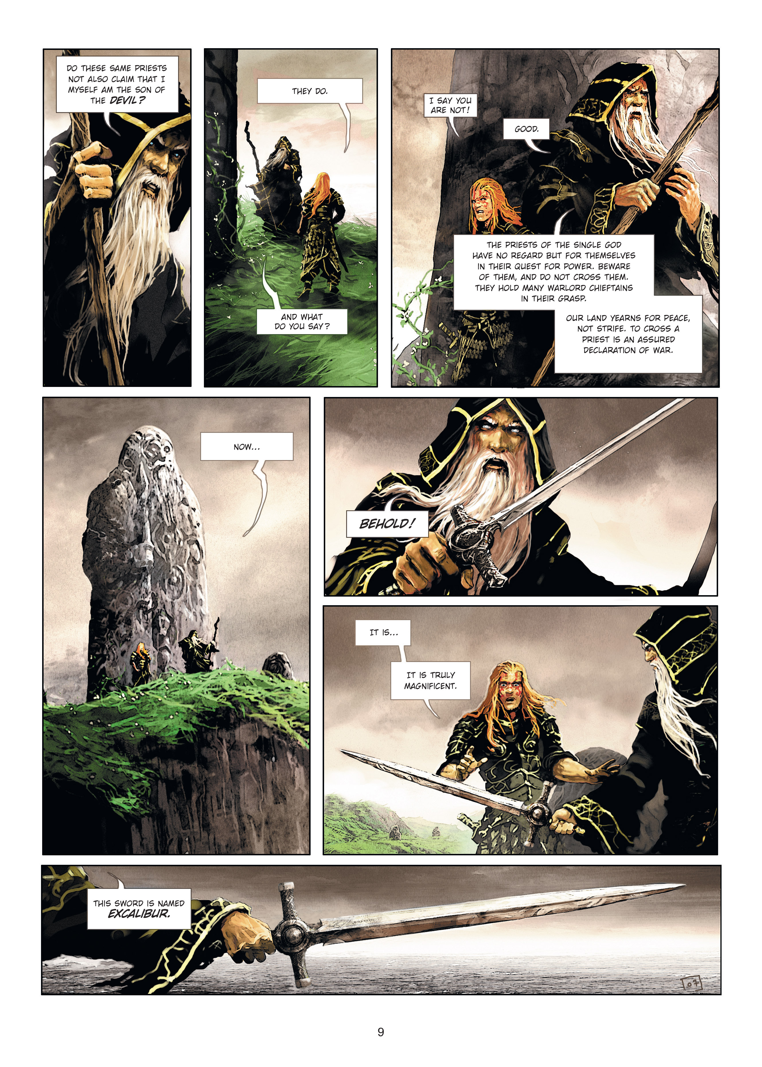 Read online Excalibur - The Chronicles comic -  Issue # TPB 1 - 9