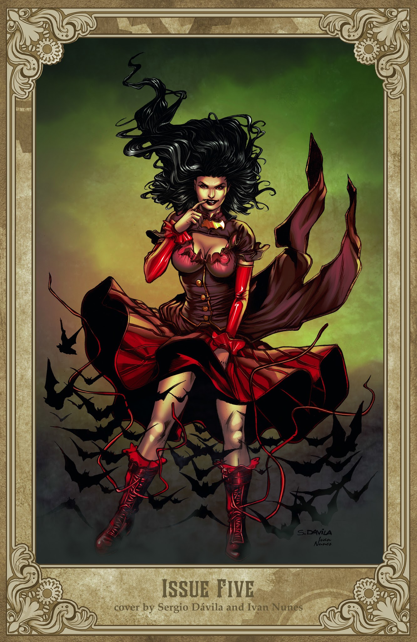 Read online Legenderry: Vampirella comic -  Issue # _TPB - 128