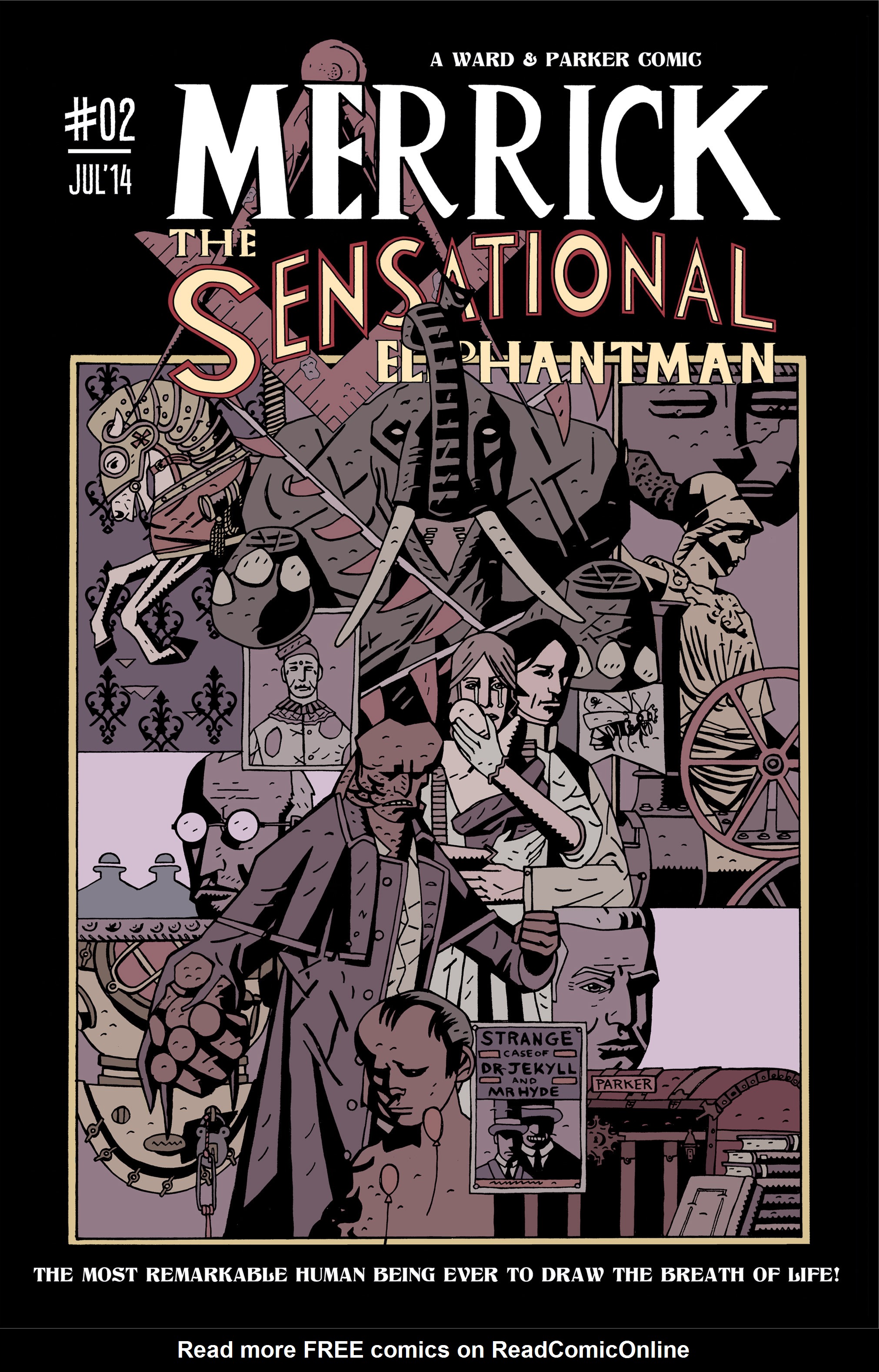 Read online Merrick: The Sensational Elephantman comic -  Issue #2 - 1