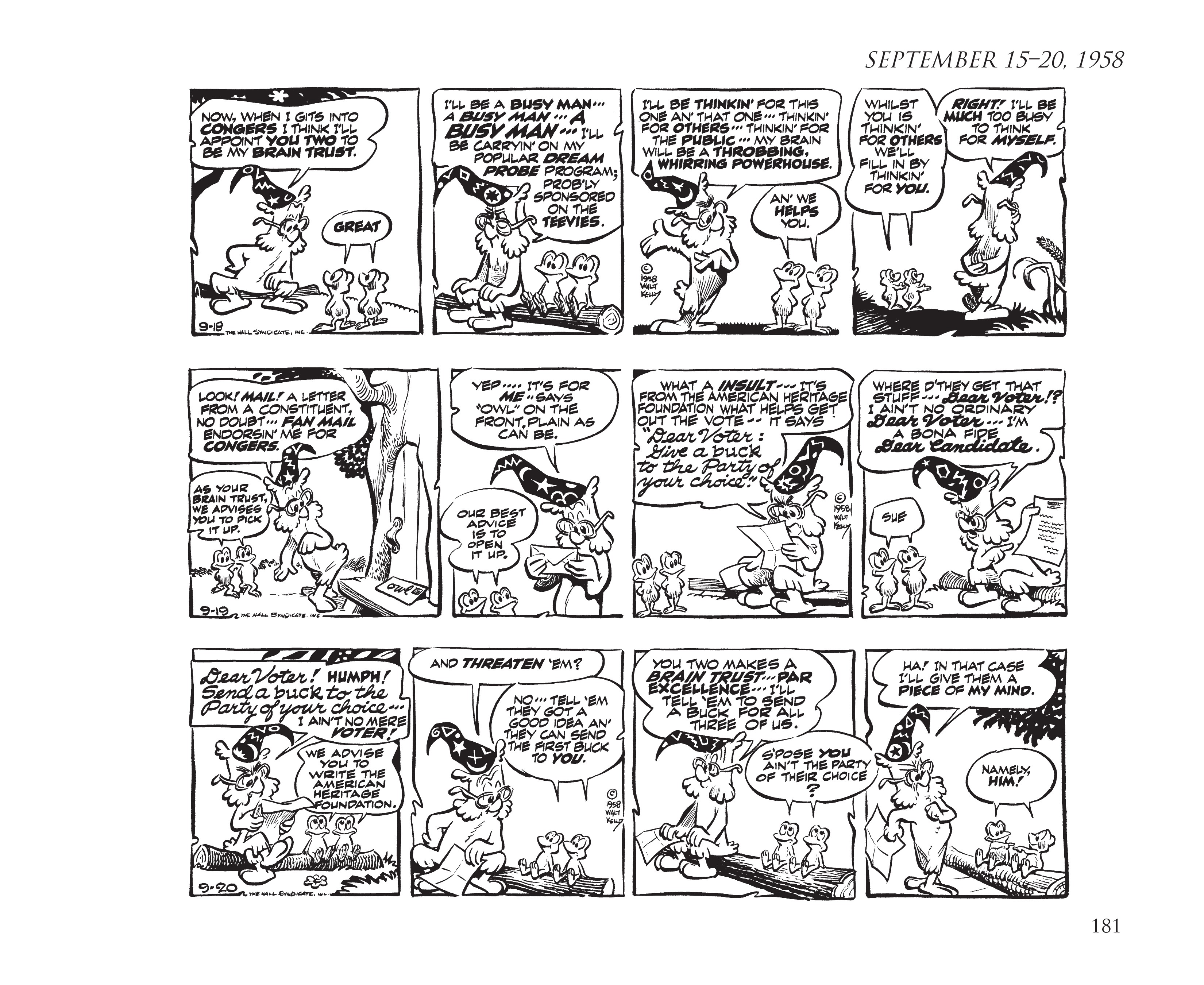 Read online Pogo by Walt Kelly: The Complete Syndicated Comic Strips comic -  Issue # TPB 5 (Part 2) - 90