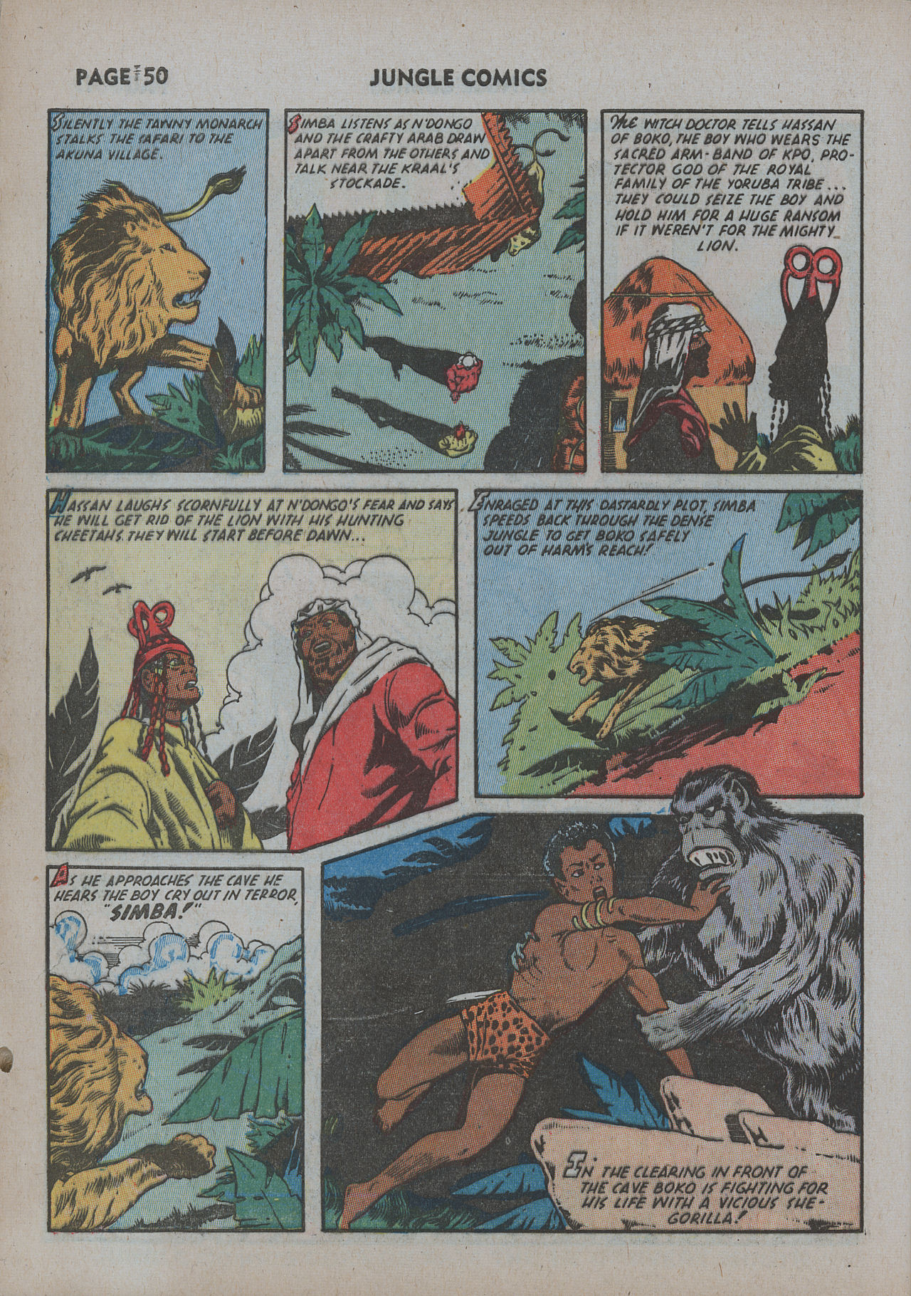 Read online Jungle Comics comic -  Issue #31 - 53