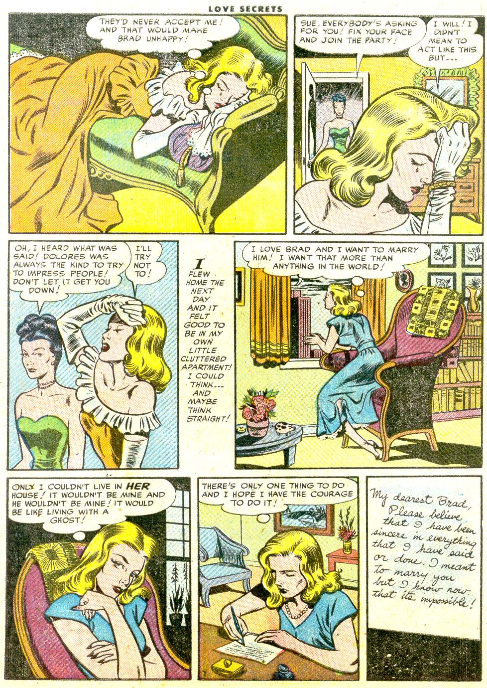 Read online Love Secrets (1953) comic -  Issue #45 - 9
