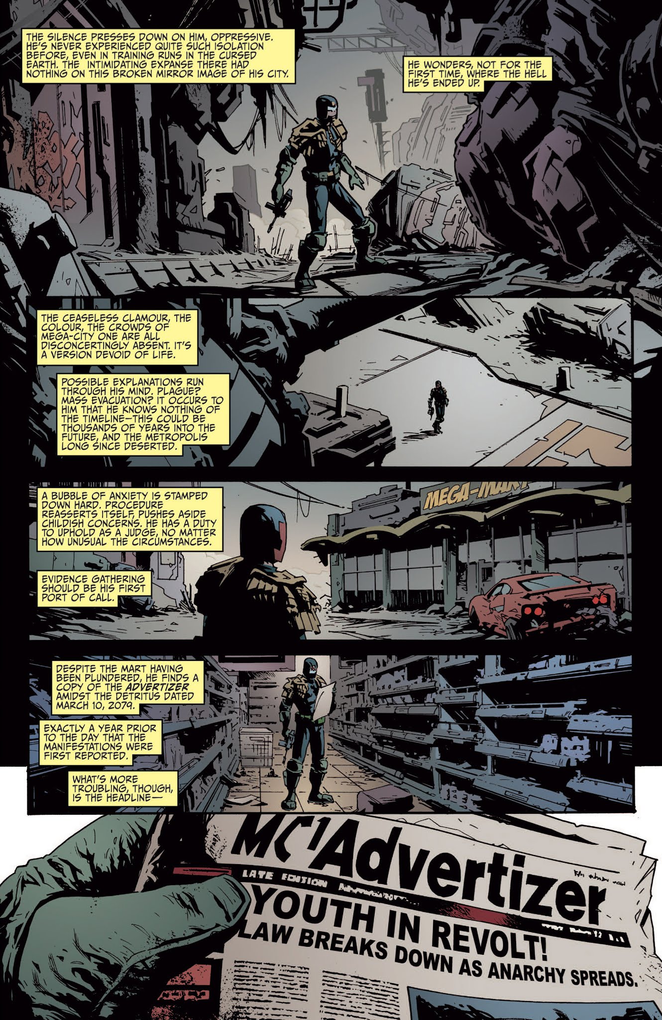 Read online Judge Dredd: Year One comic -  Issue #3 - 10