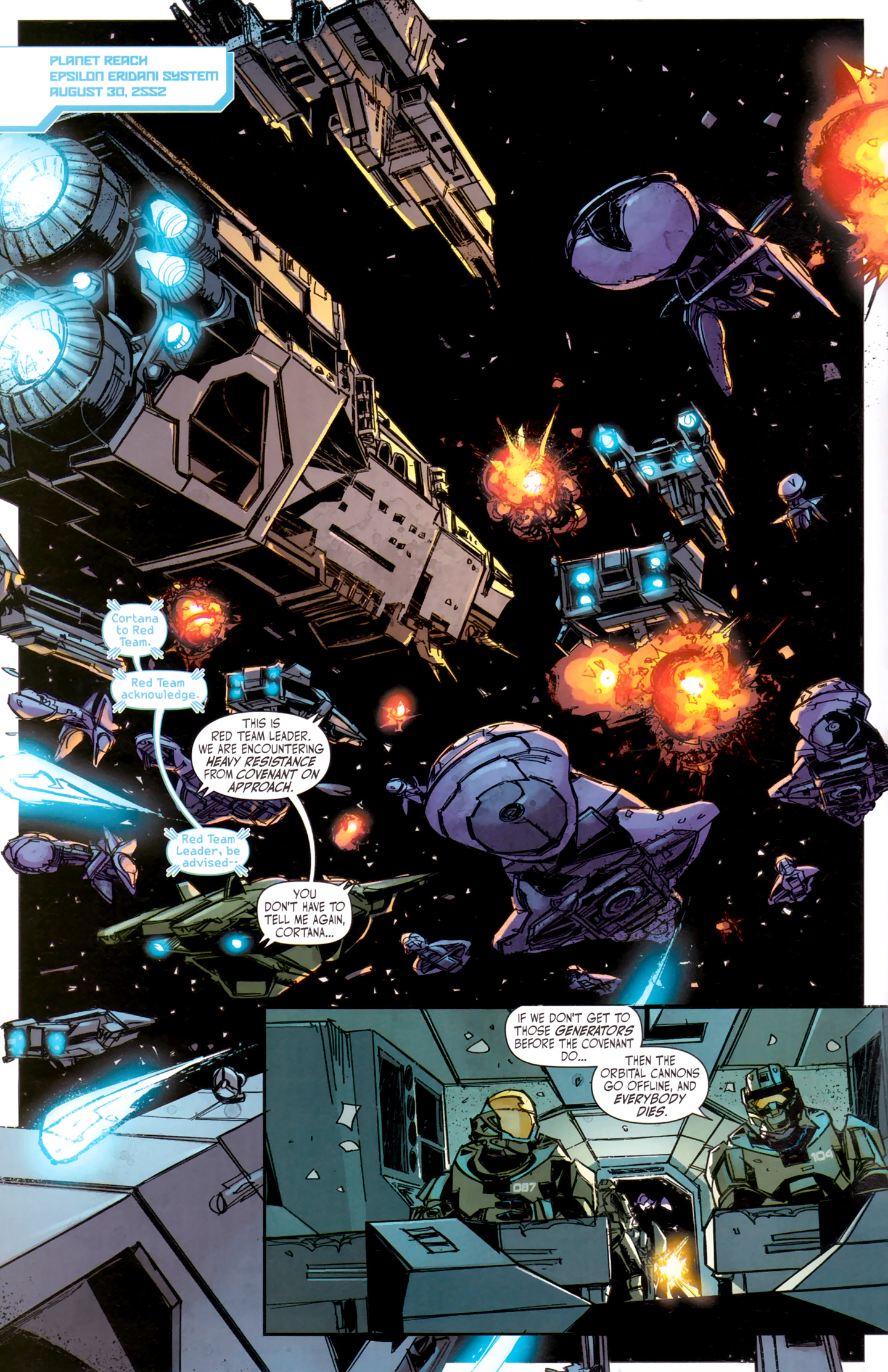 Read online Halo: Fall Of Reach - Invasion comic -  Issue #3 - 4