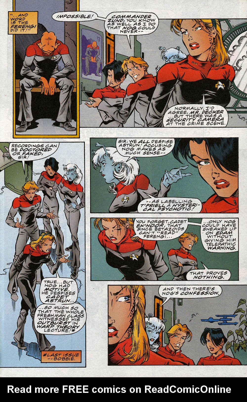 Read online Star Trek: Starfleet Academy (1996) comic -  Issue #7 - 5