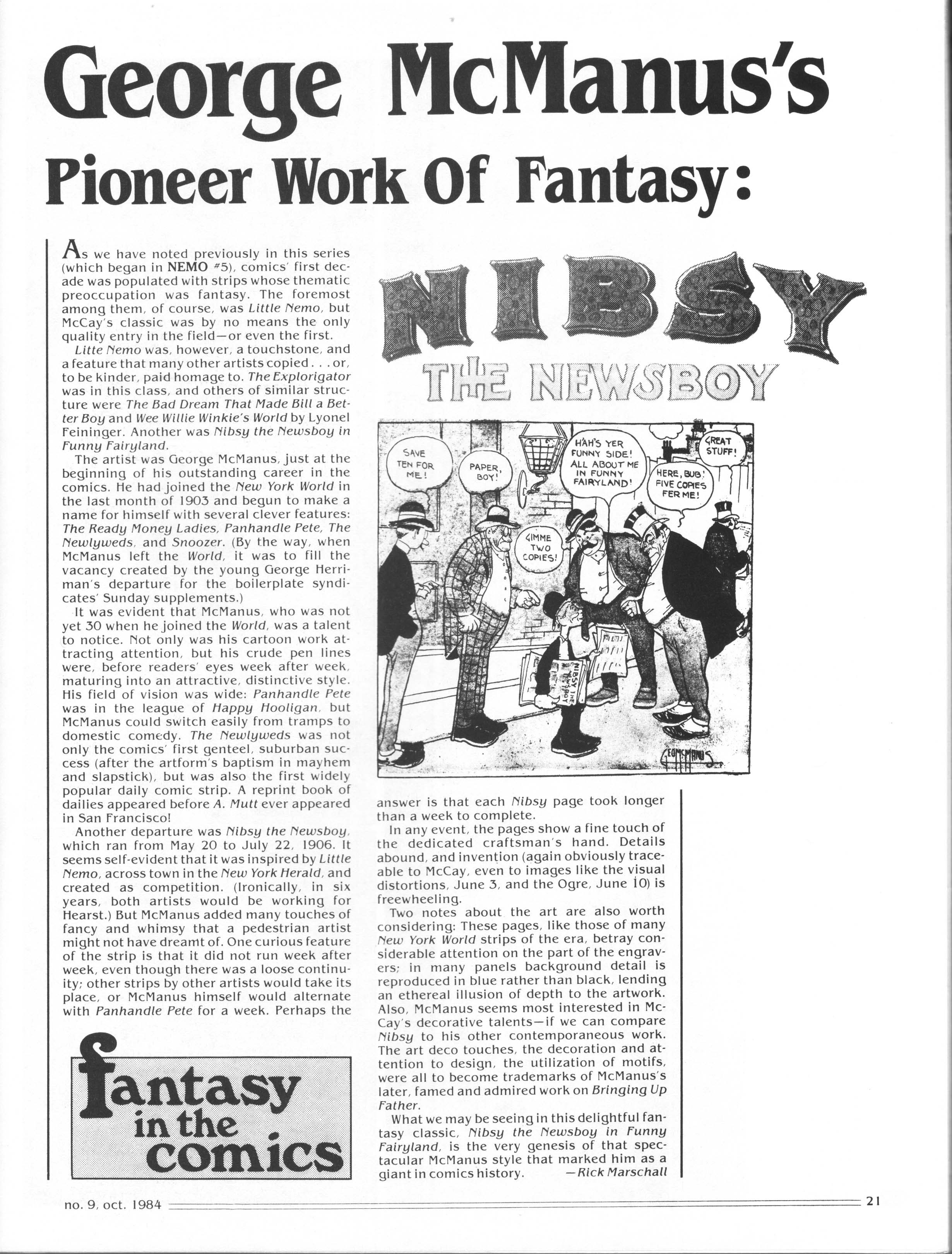 Read online Nemo: The Classic Comics Library comic -  Issue #9 - 21
