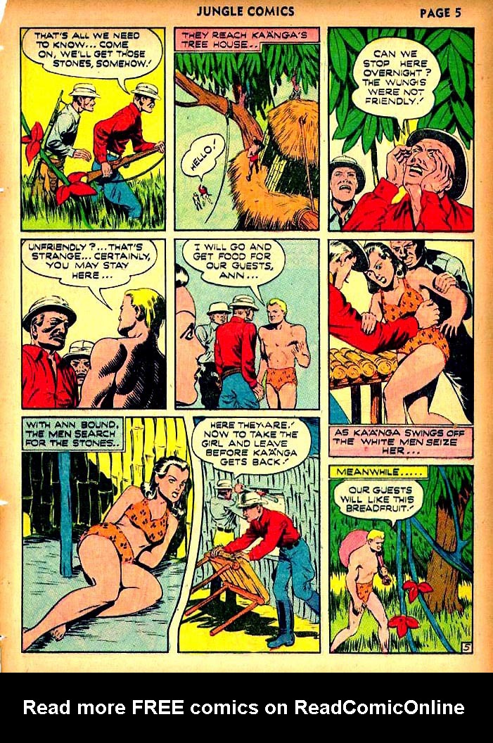 Read online Jungle Comics comic -  Issue #23 - 7