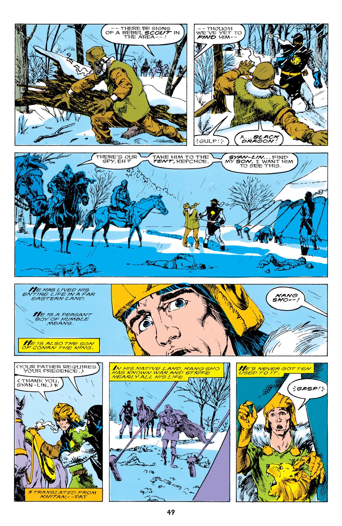 Read online The Chronicles of King Conan comic -  Issue # TPB 11 (Part 1) - 50