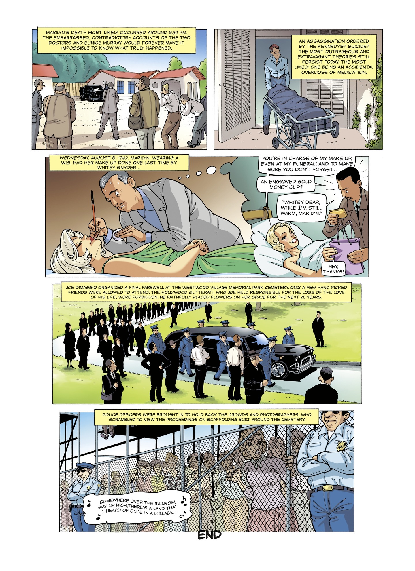 Read online The Stars of History: Marilyn Monroe comic -  Issue # TPB - 96