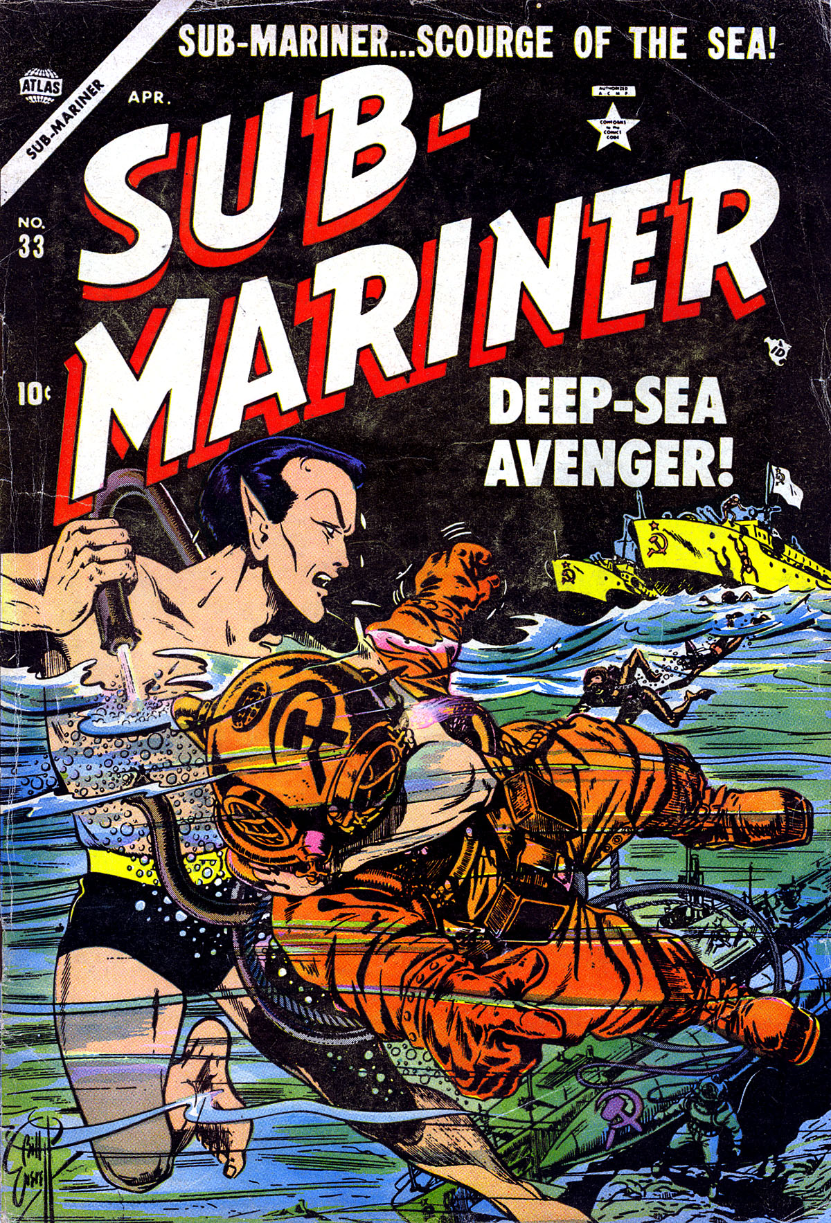 Read online Sub-Mariner Comics comic -  Issue #33 - 1