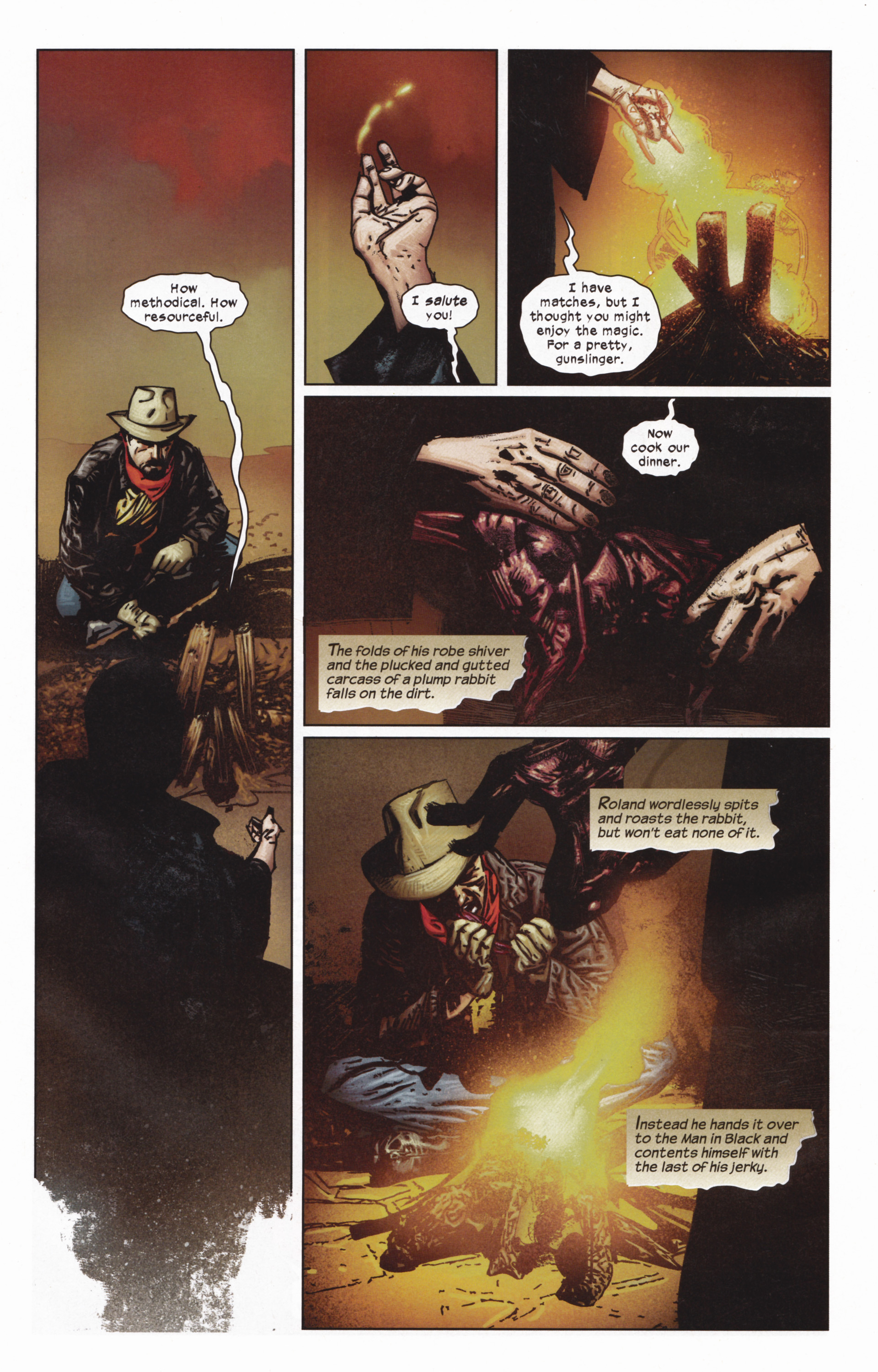 Read online Dark Tower: The Gunslinger - The Man in Black comic -  Issue #5 - 6