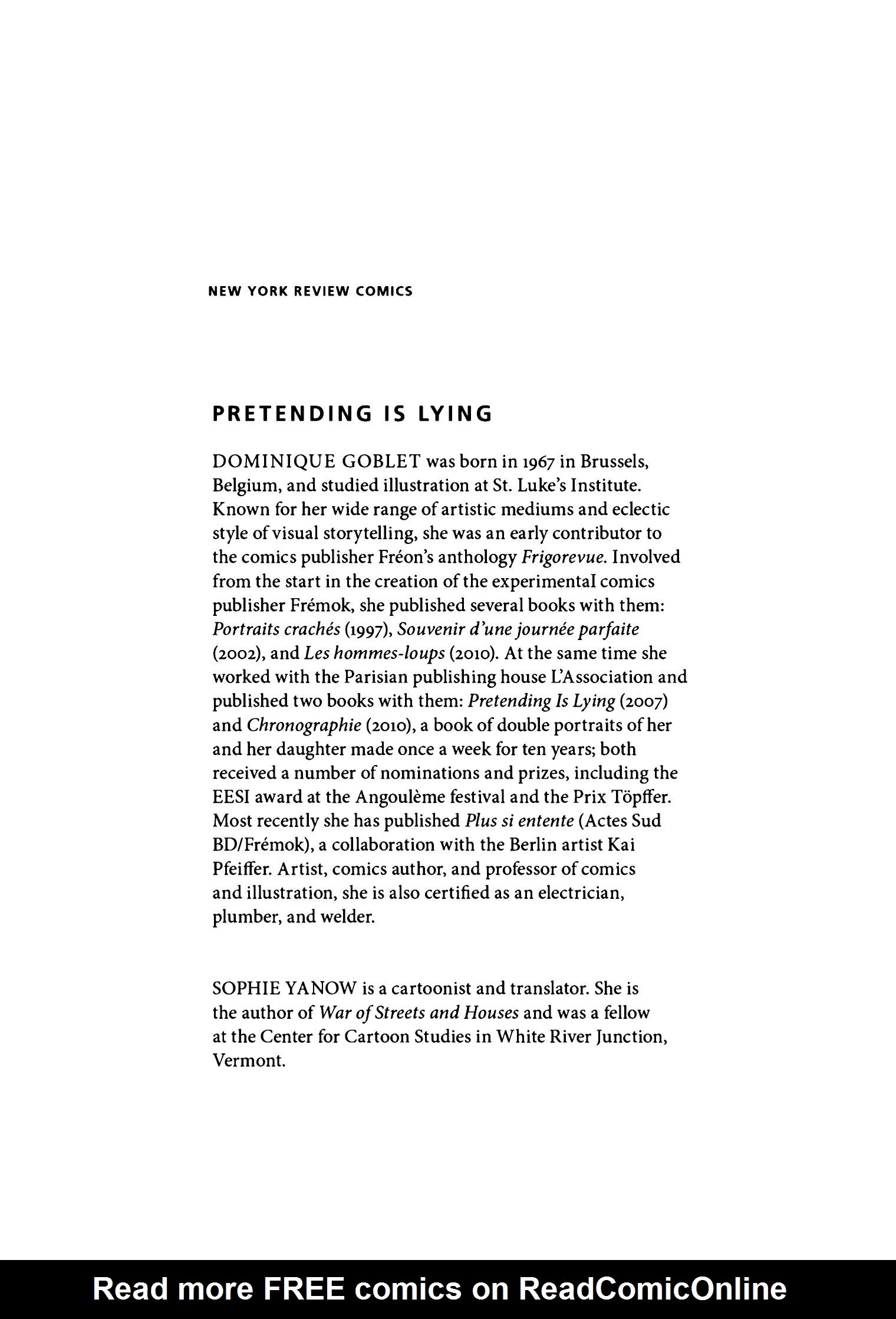 Read online Pretending Is Lying comic -  Issue # TPB (Part 1) - 3
