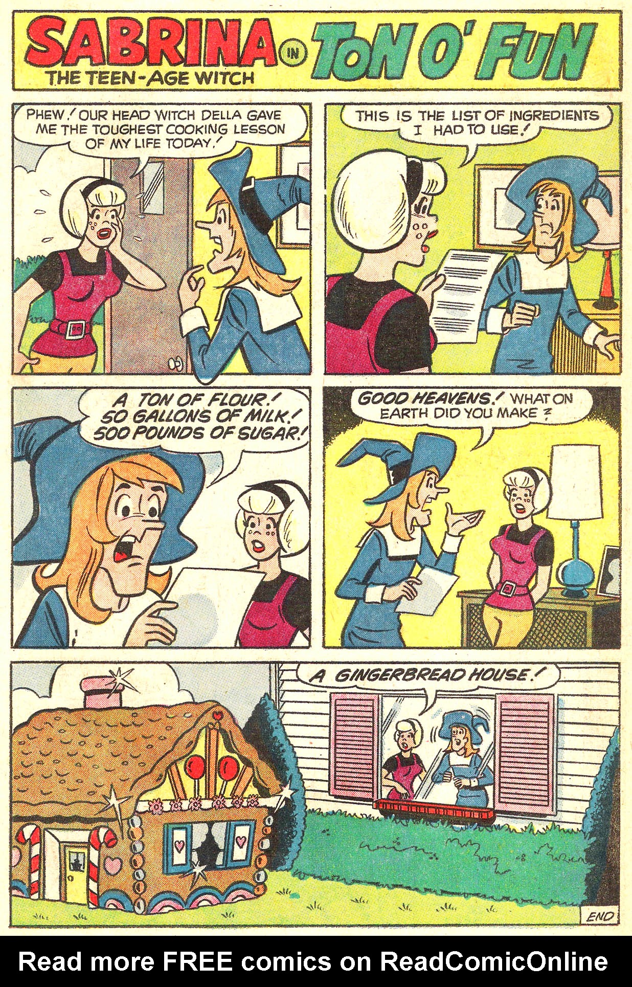 Read online Sabrina The Teenage Witch (1971) comic -  Issue #14 - 35