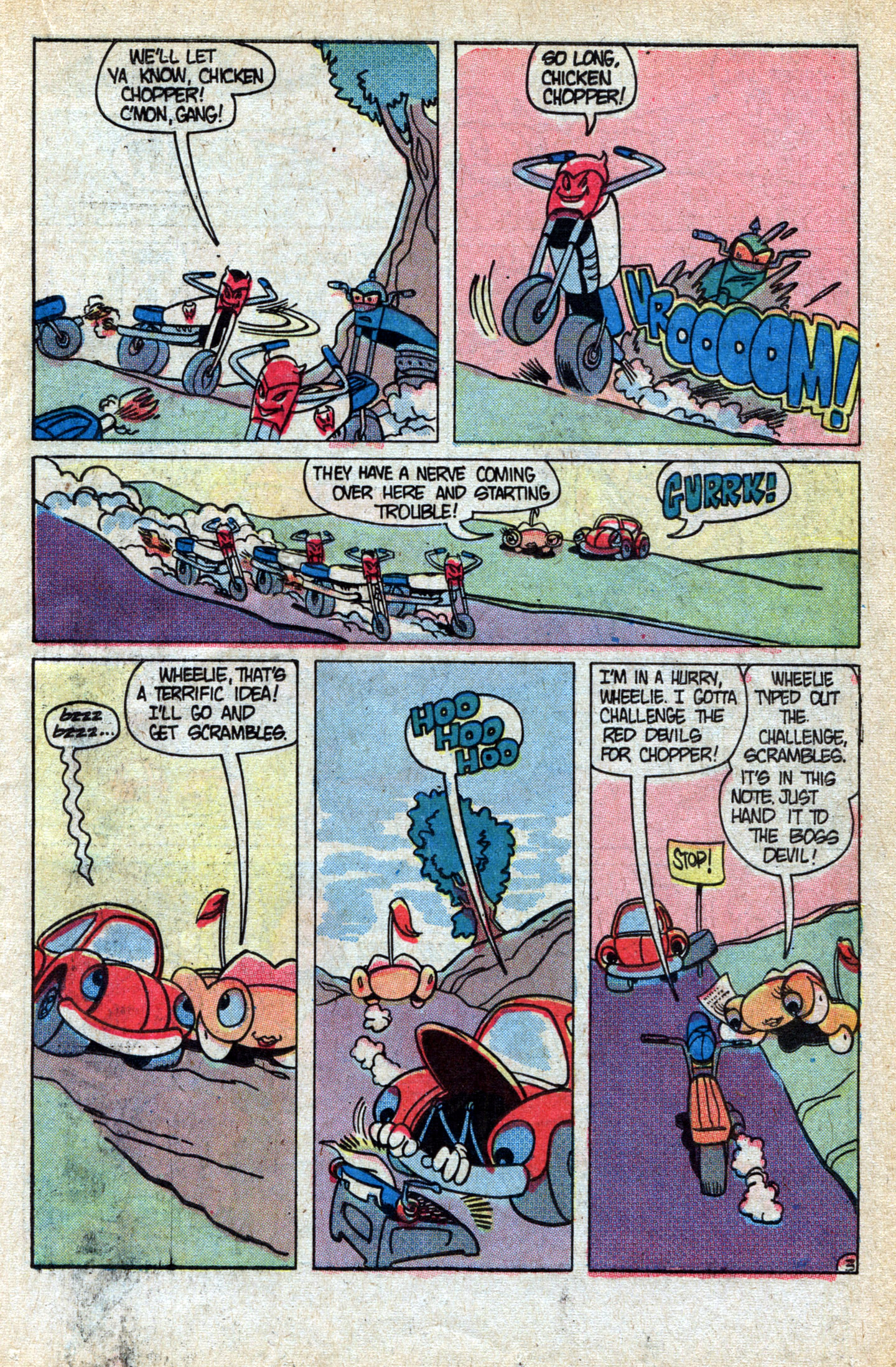 Read online Wheelie and the Chopper Bunch comic -  Issue #1 - 19