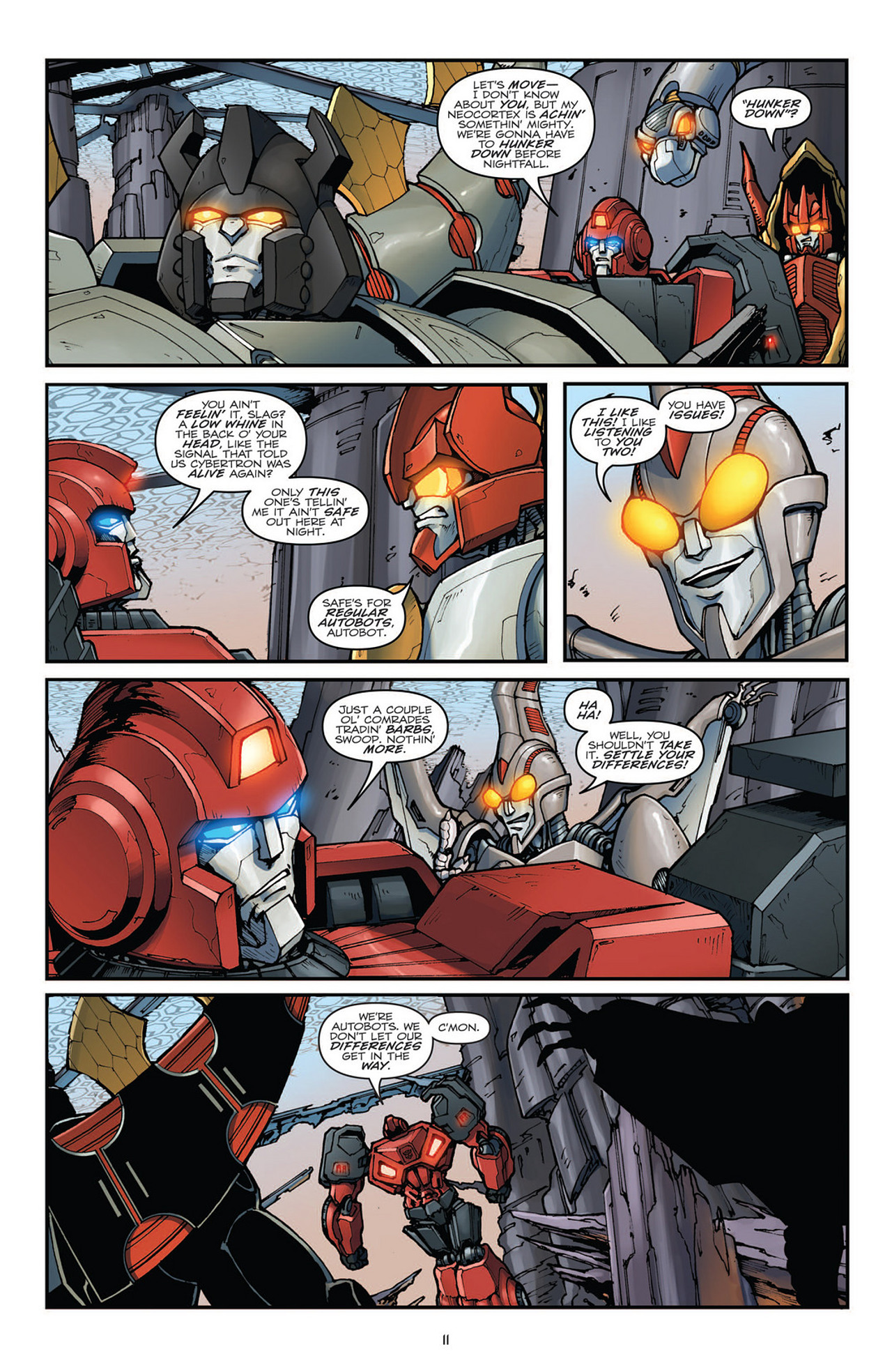Read online Transformers: Robots In Disguise (2012) comic -  Issue #8 - 14