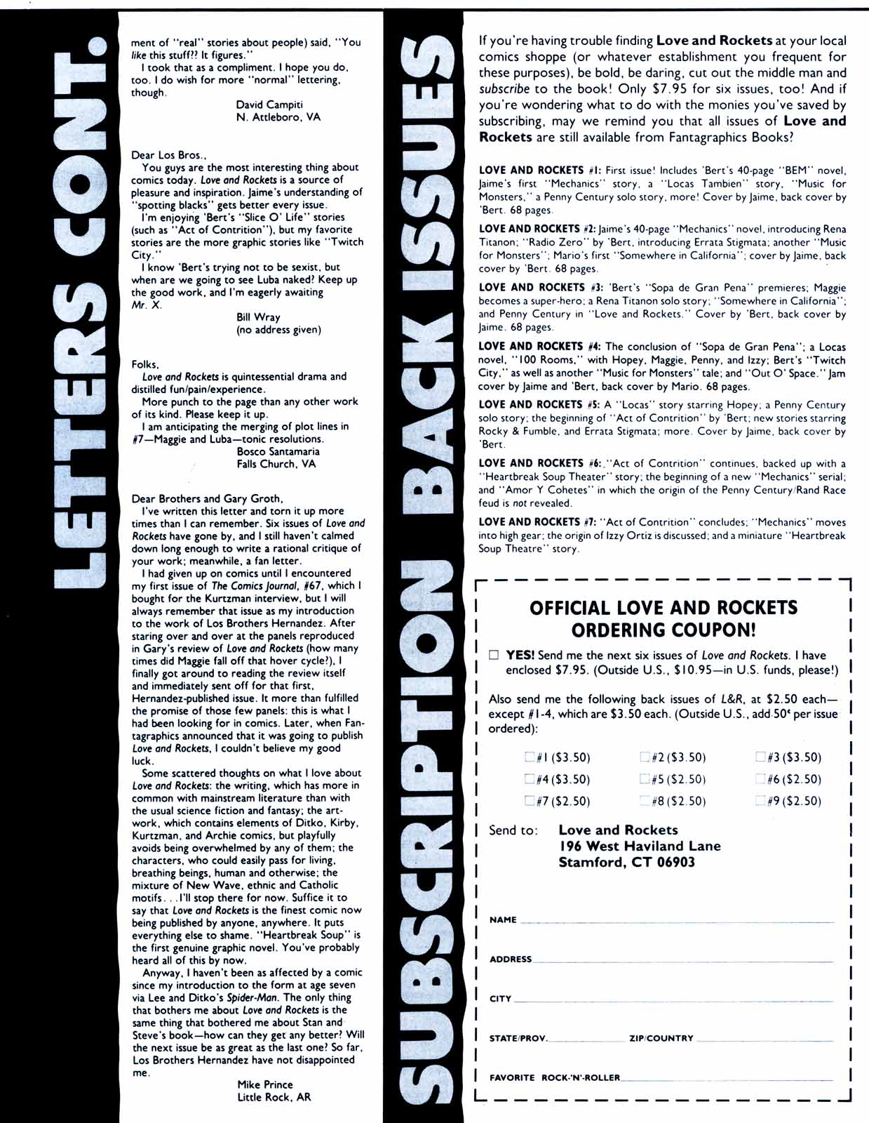 Read online Love and Rockets (1982) comic -  Issue #8 - 34