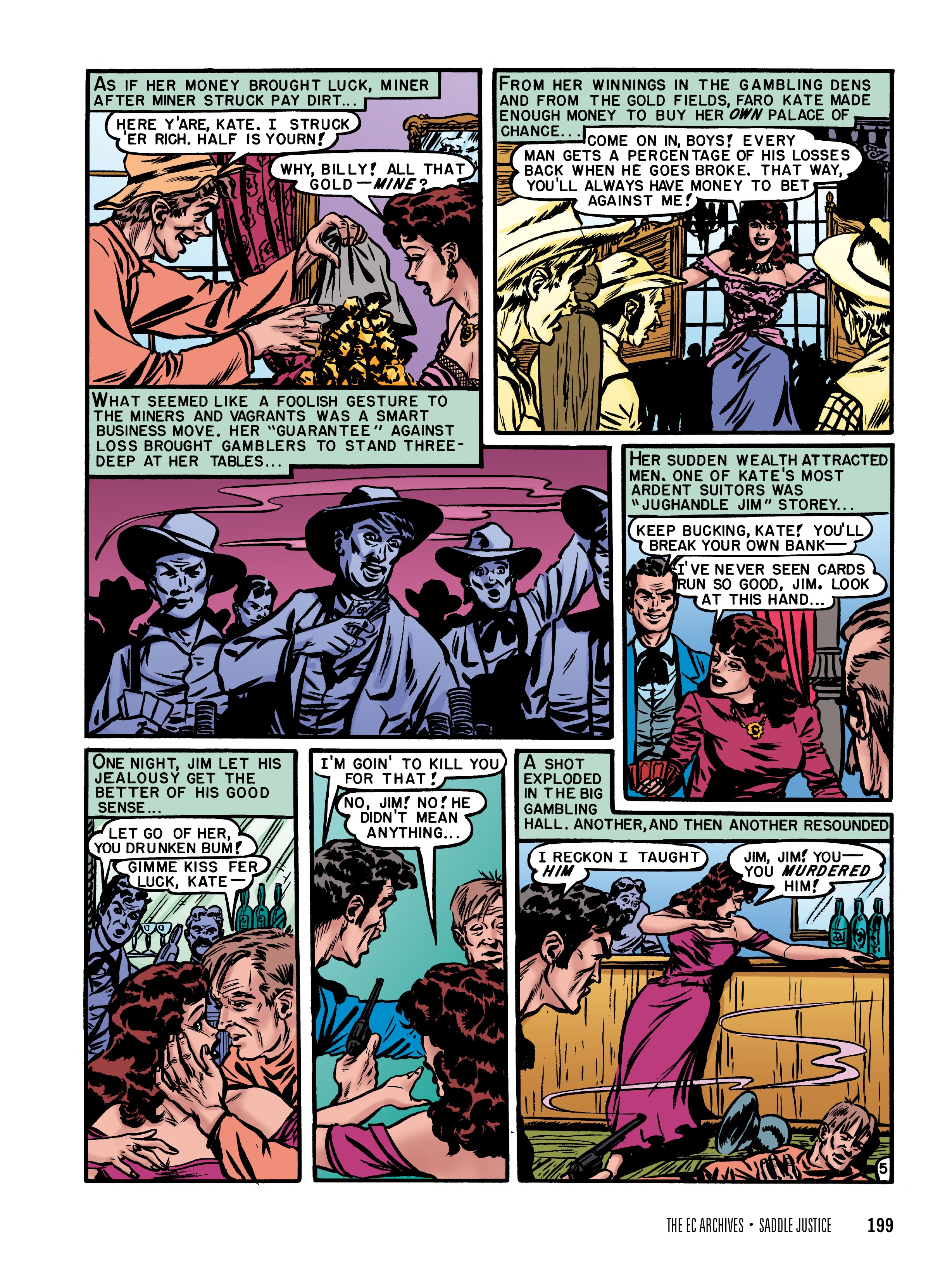 Read online The EC Archives: Saddle Justice comic -  Issue # TPB (Part 2) - 101