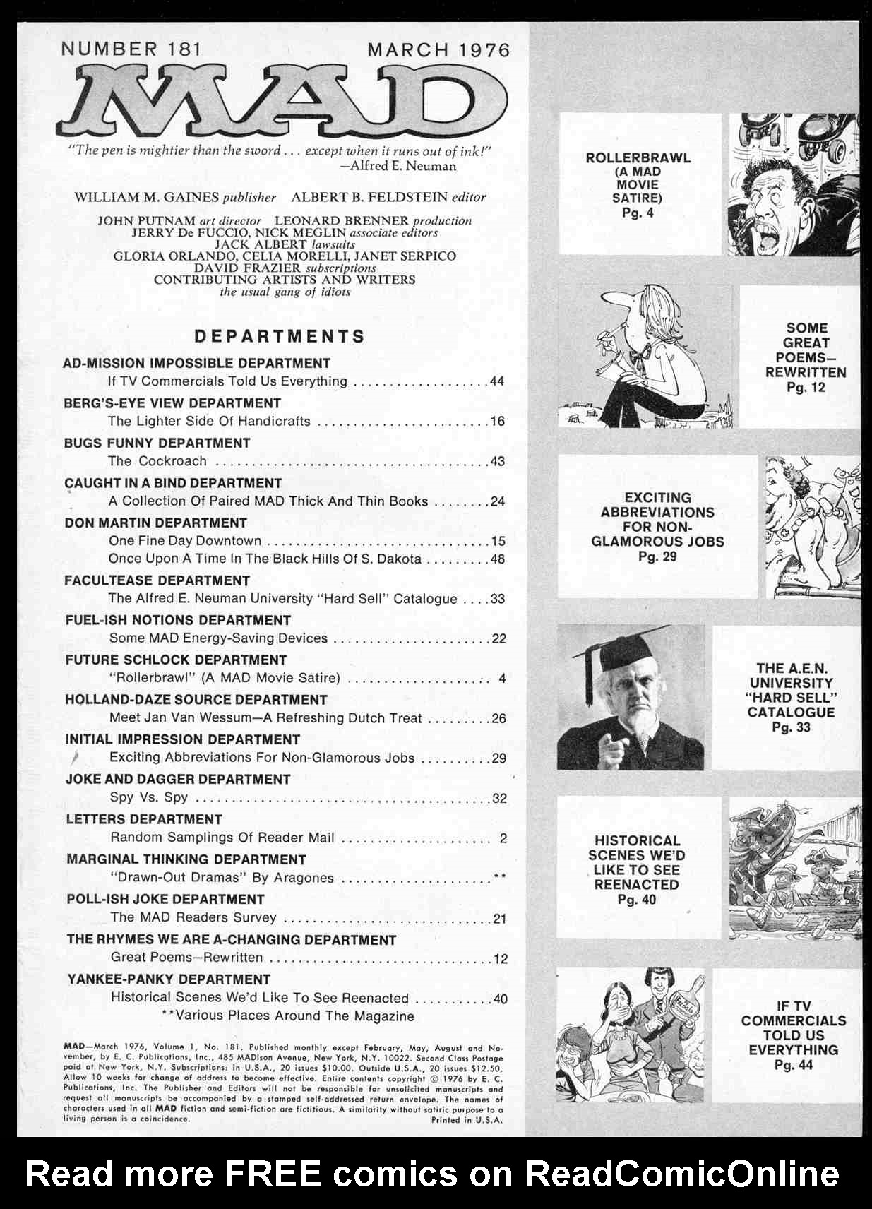 Read online MAD comic -  Issue #181 - 3