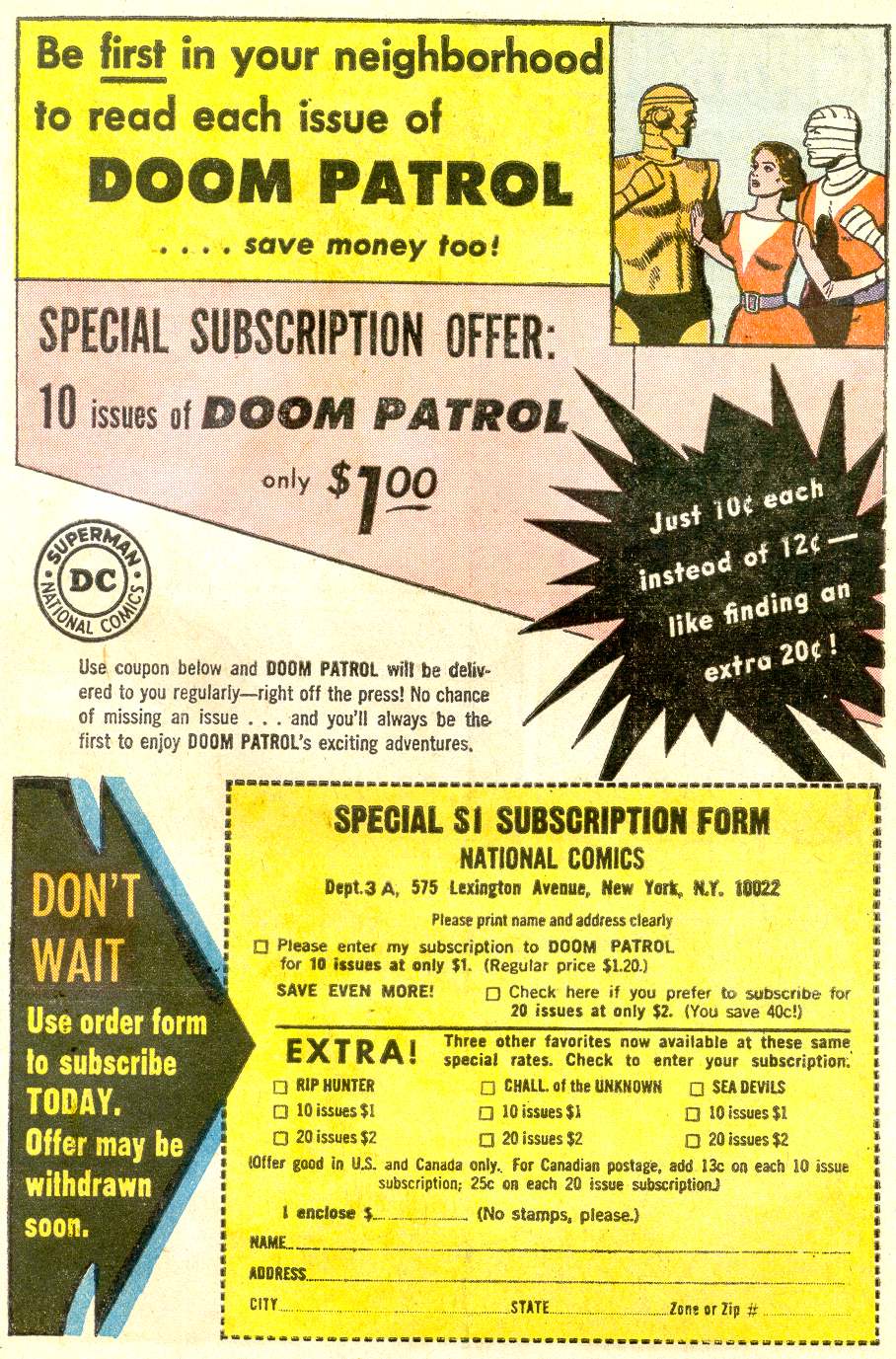 Read online Doom Patrol (1964) comic -  Issue #92 - 31