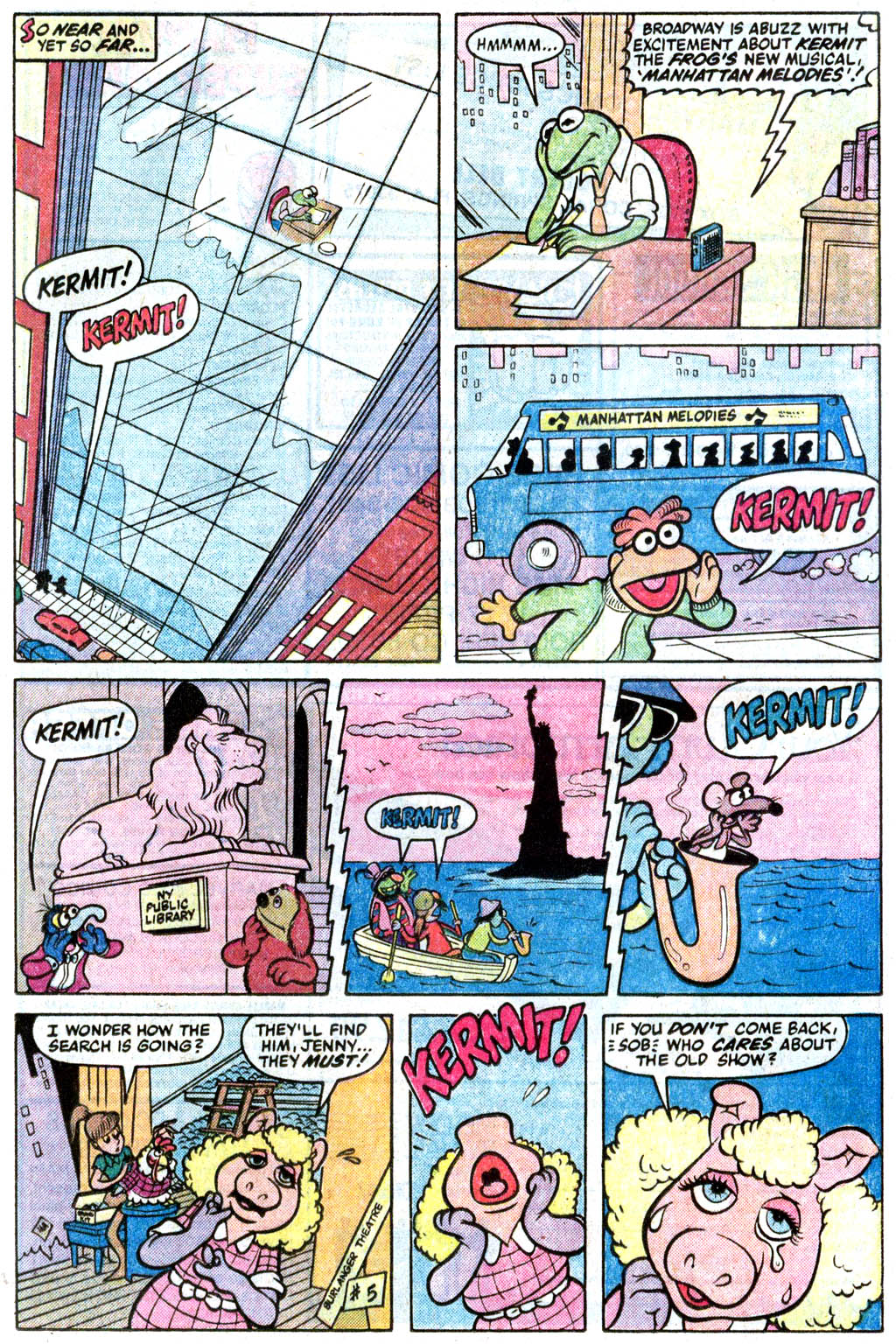 Read online The Muppets Take Manhattan comic -  Issue #3 - 9