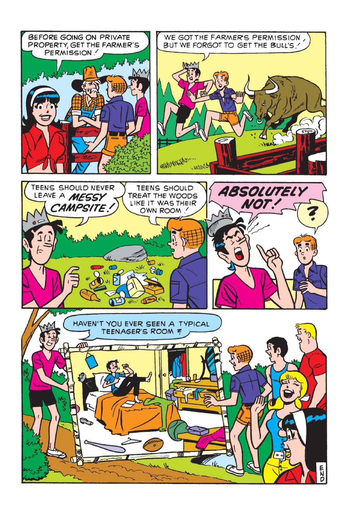 Read online Archie's Camp Tales comic -  Issue # TPB - 61