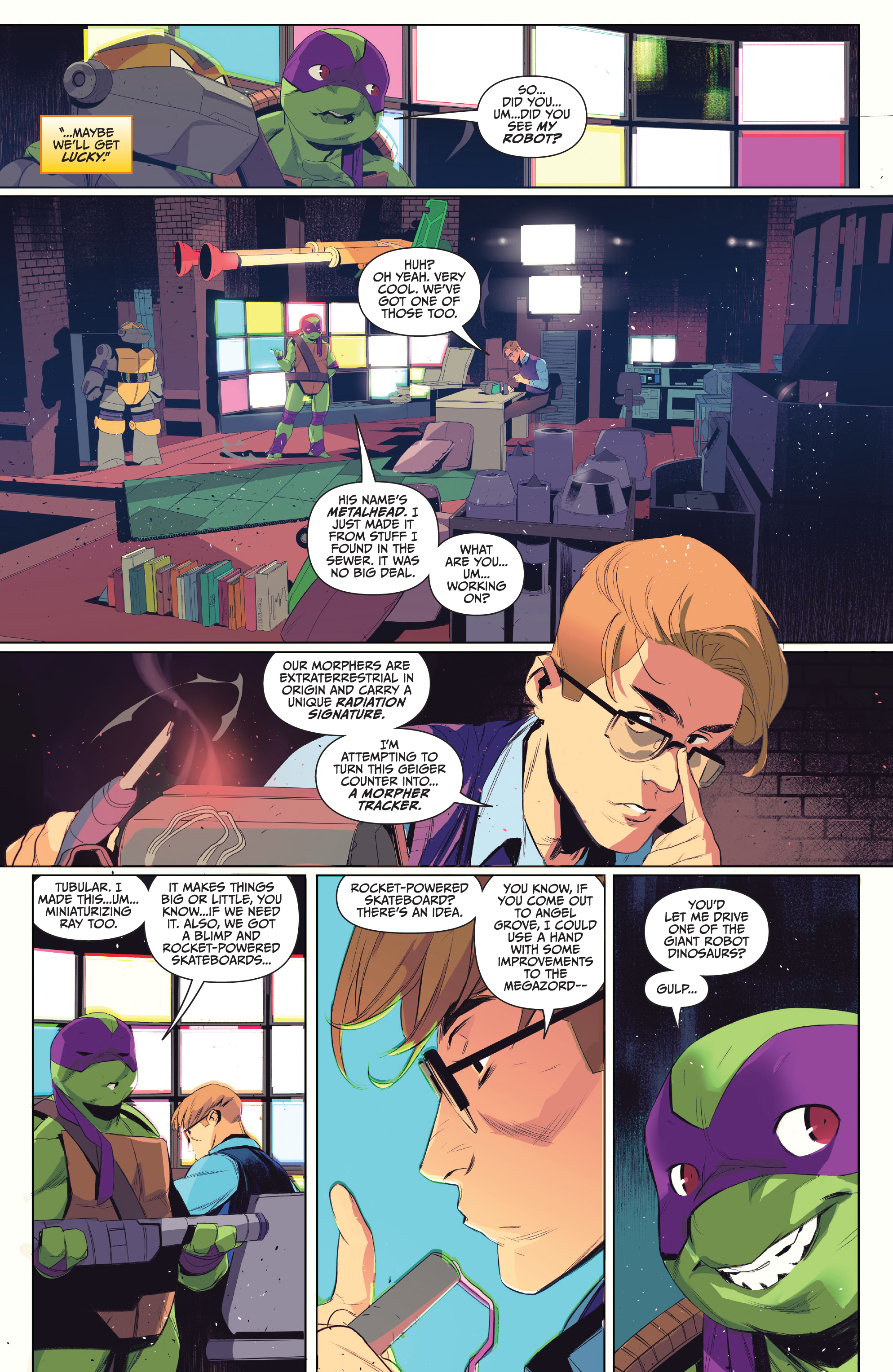 Read online Mighty Morphin Power Rangers: Teenage Mutant Ninja Turtles comic -  Issue #2 - 12