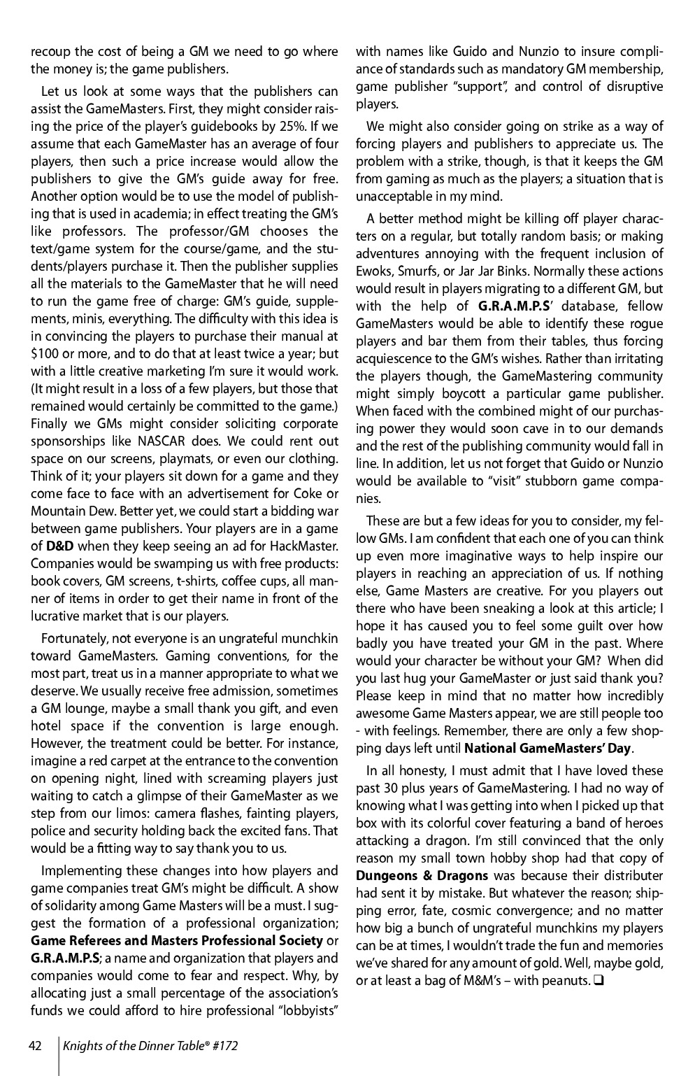 Read online Knights of the Dinner Table comic -  Issue #172 - 44