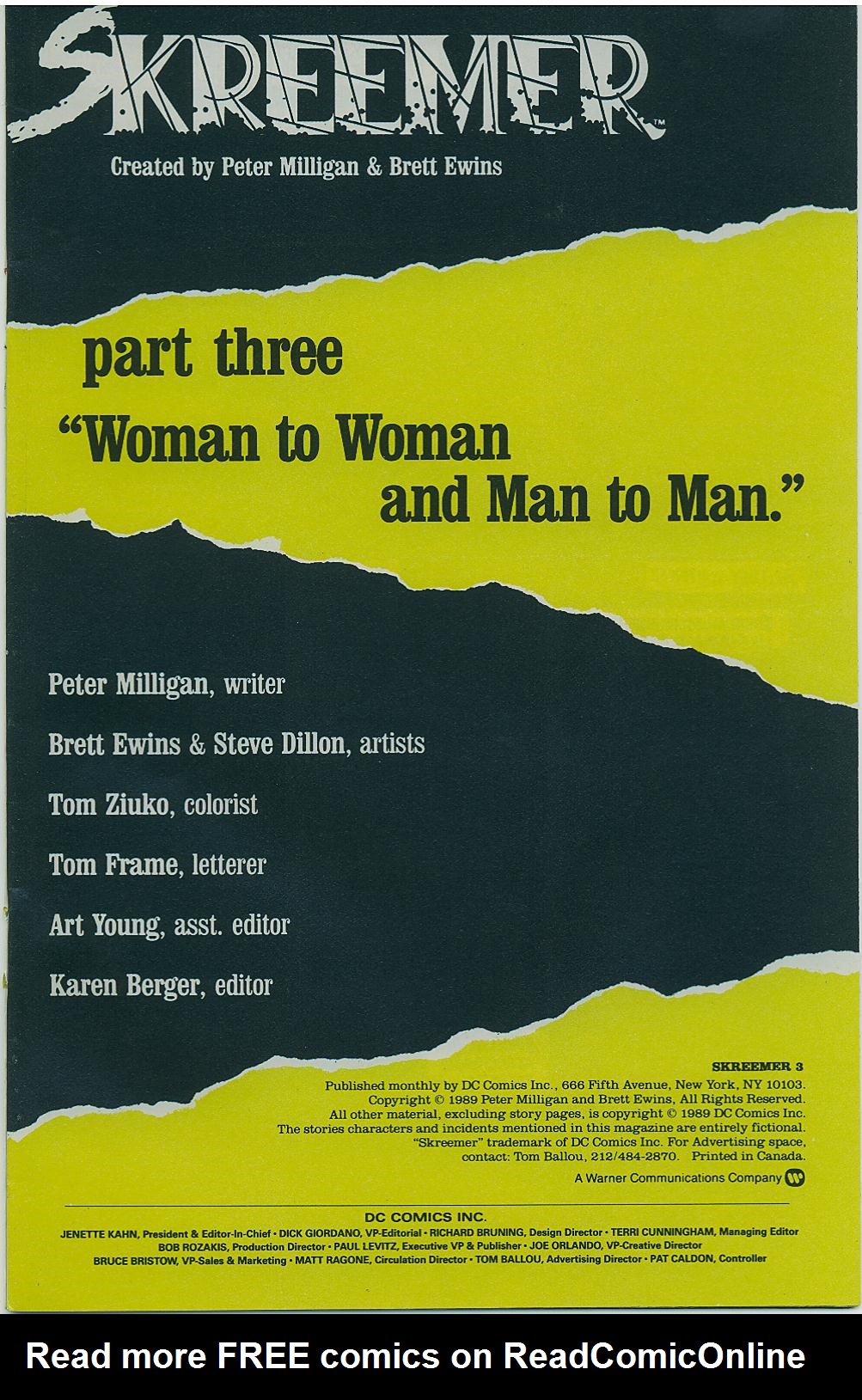 Read online Skreemer comic -  Issue #3 - 2