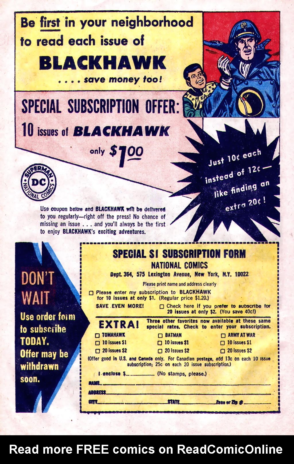 Read online Blackhawk (1957) comic -  Issue #195 - 22