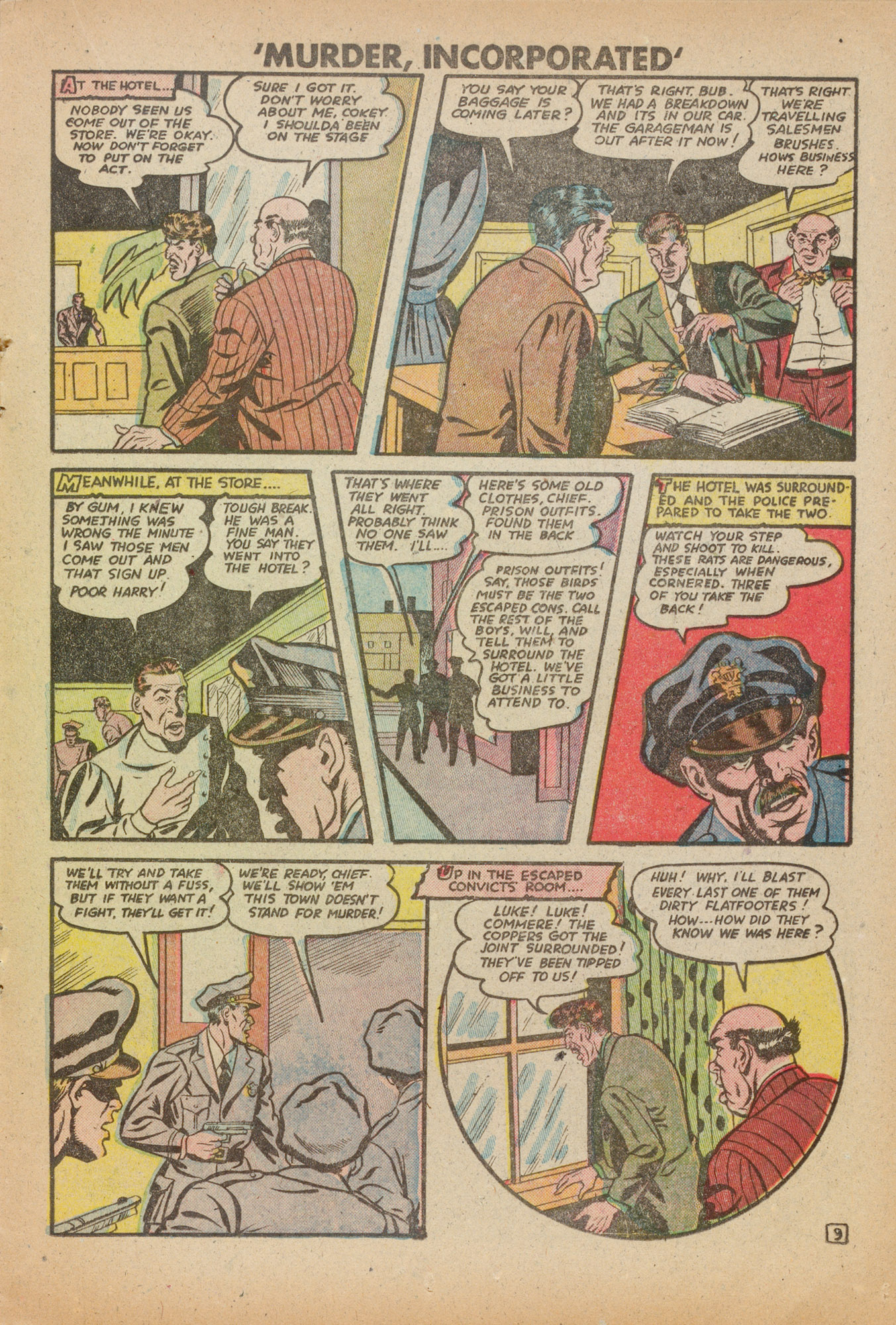 Read online Murder Incorporated (1948) comic -  Issue #9 - 17