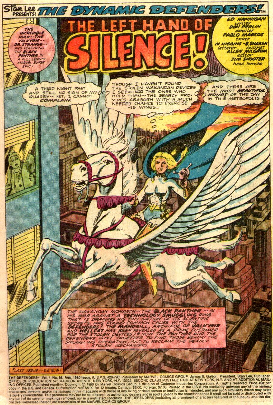 Read online The Defenders (1972) comic -  Issue #86 - 2