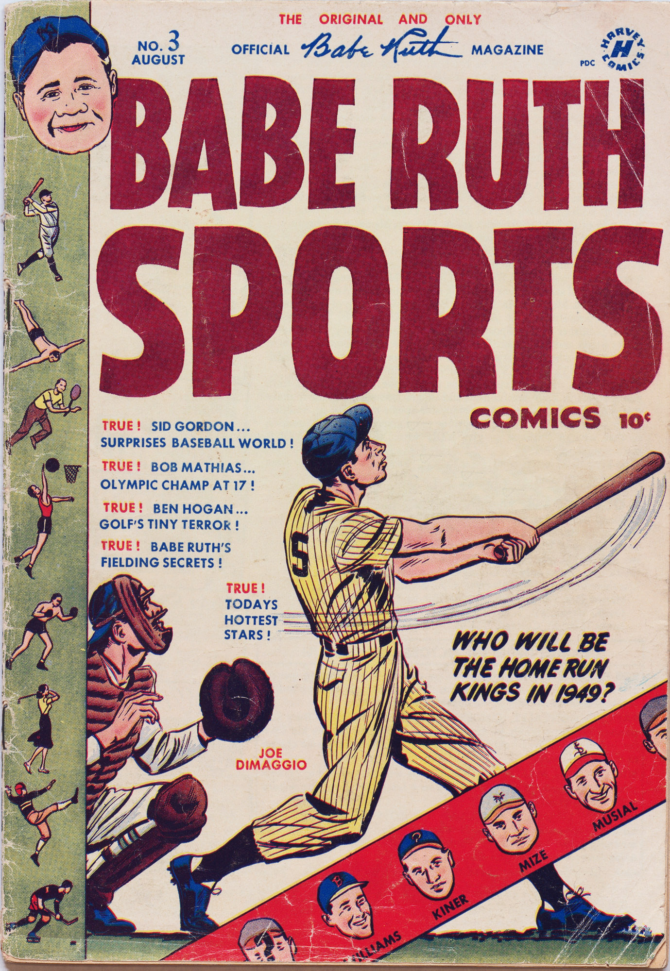 Read online Babe Ruth Sports Comics comic -  Issue #3 - 1