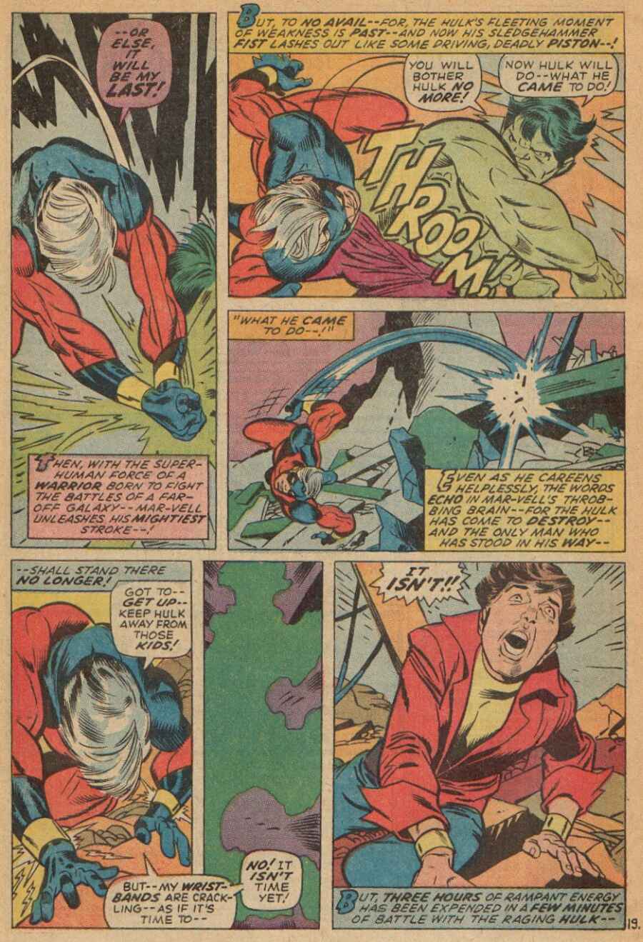 Read online Captain Marvel (1968) comic -  Issue #21 - 21