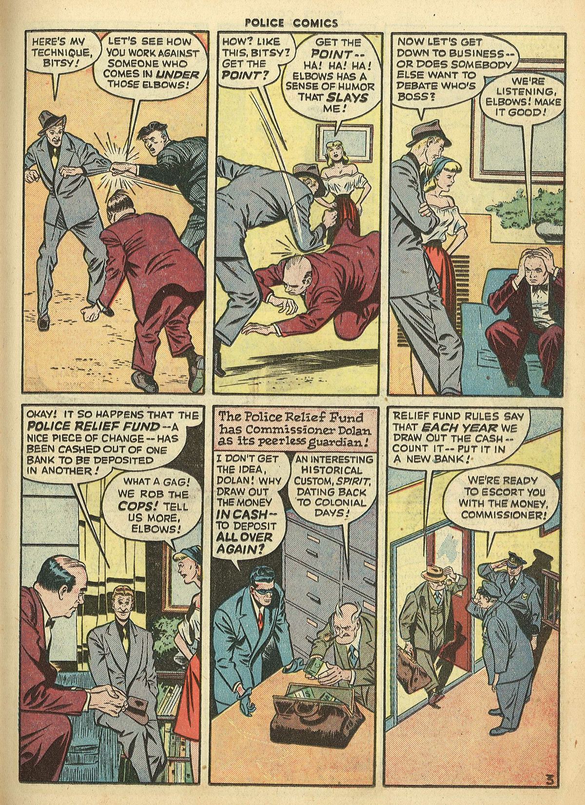 Read online Police Comics comic -  Issue #82 - 35