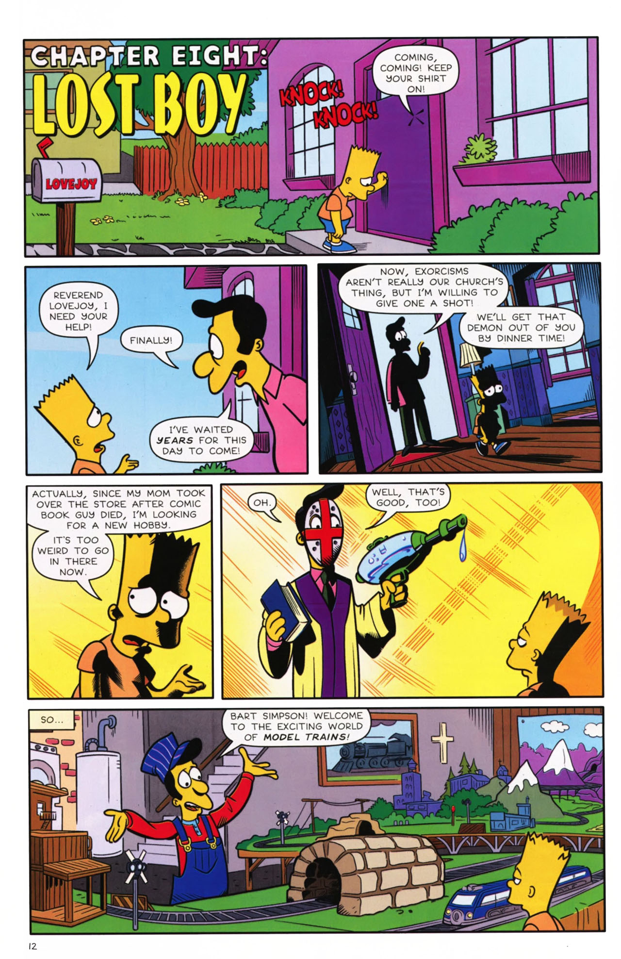 Read online Bongo Comics presents Comic Book Guy: The Comic Book comic -  Issue #3 - 9