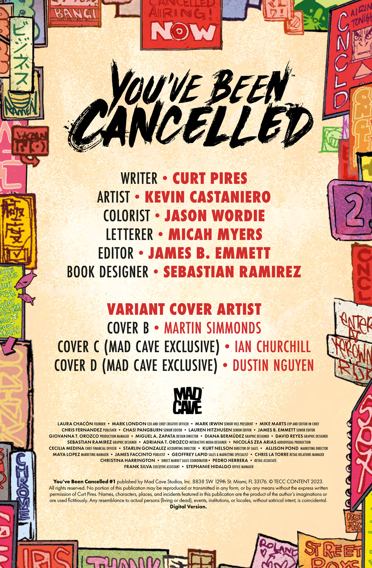 Read online You've Been Cancelled comic -  Issue #1 - 2