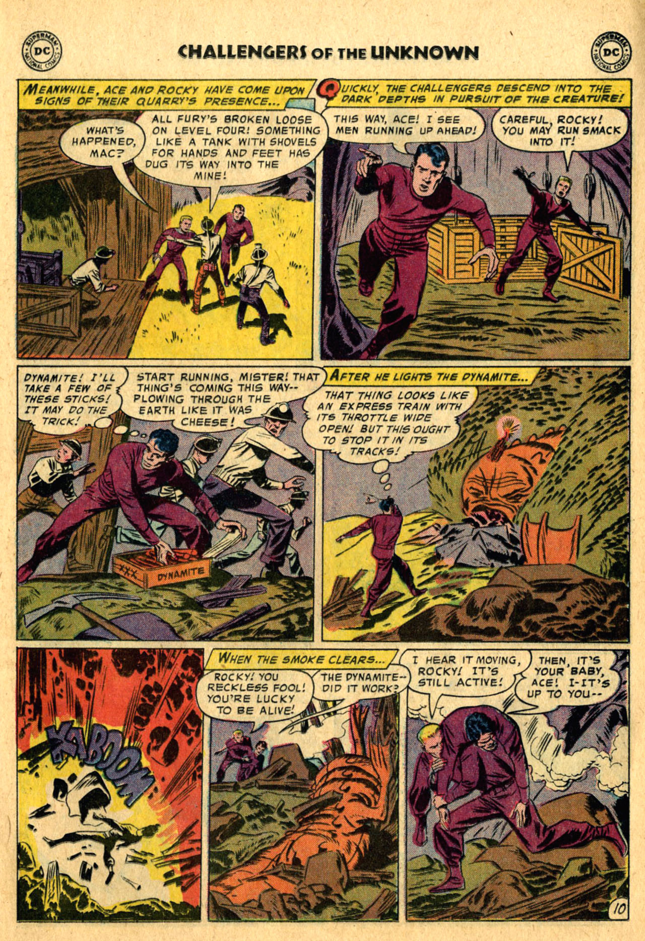 Read online Challengers of the Unknown (1958) comic -  Issue #1 - 13