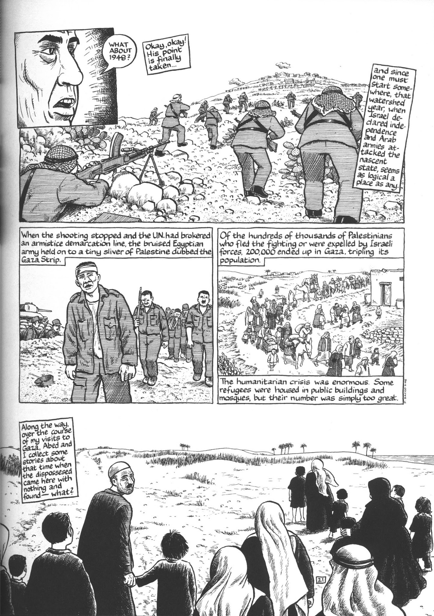 Read online Footnotes in Gaza comic -  Issue # TPB - 42