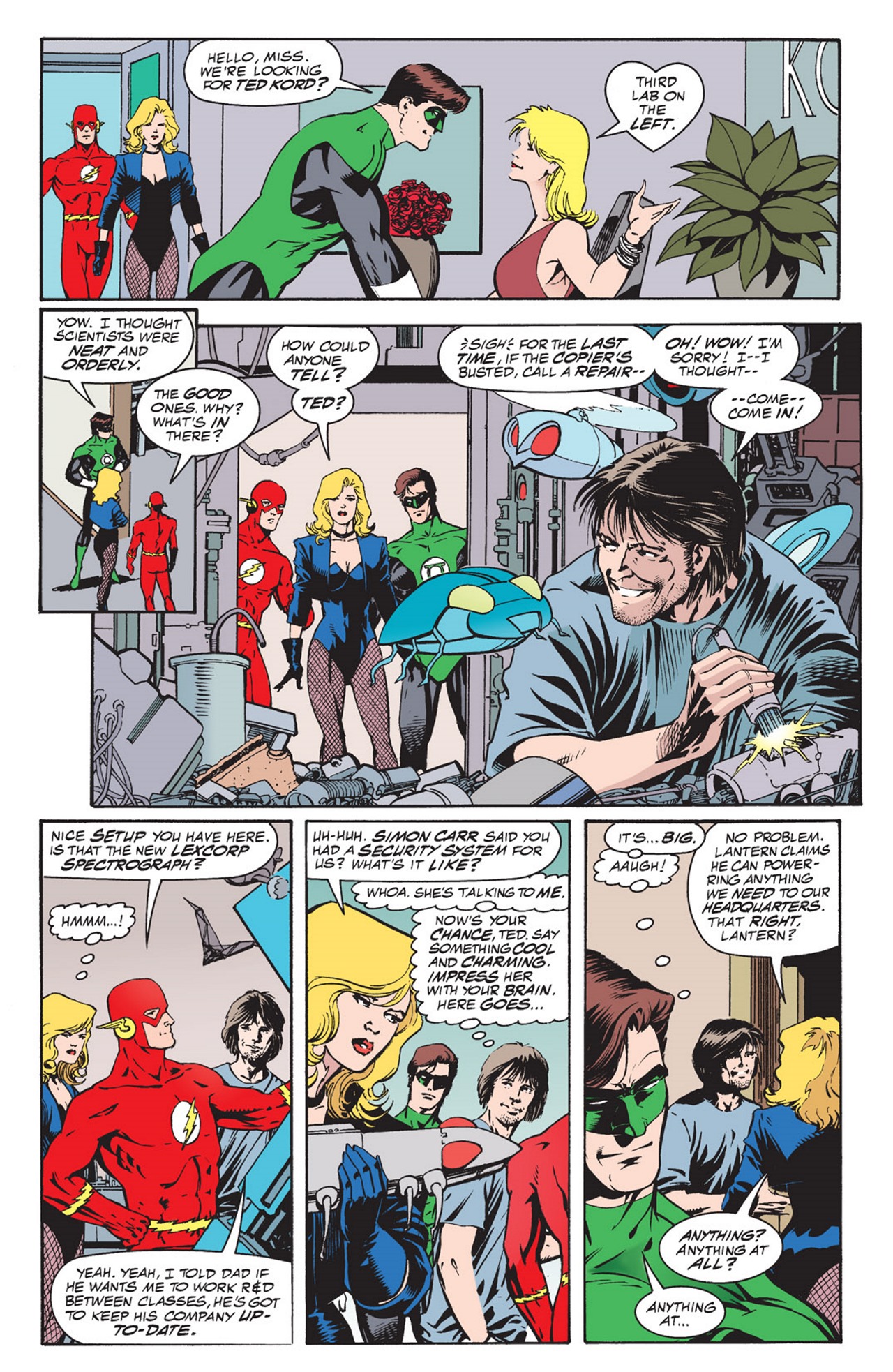 Read online JLA: Year One comic -  Issue #3 - 7